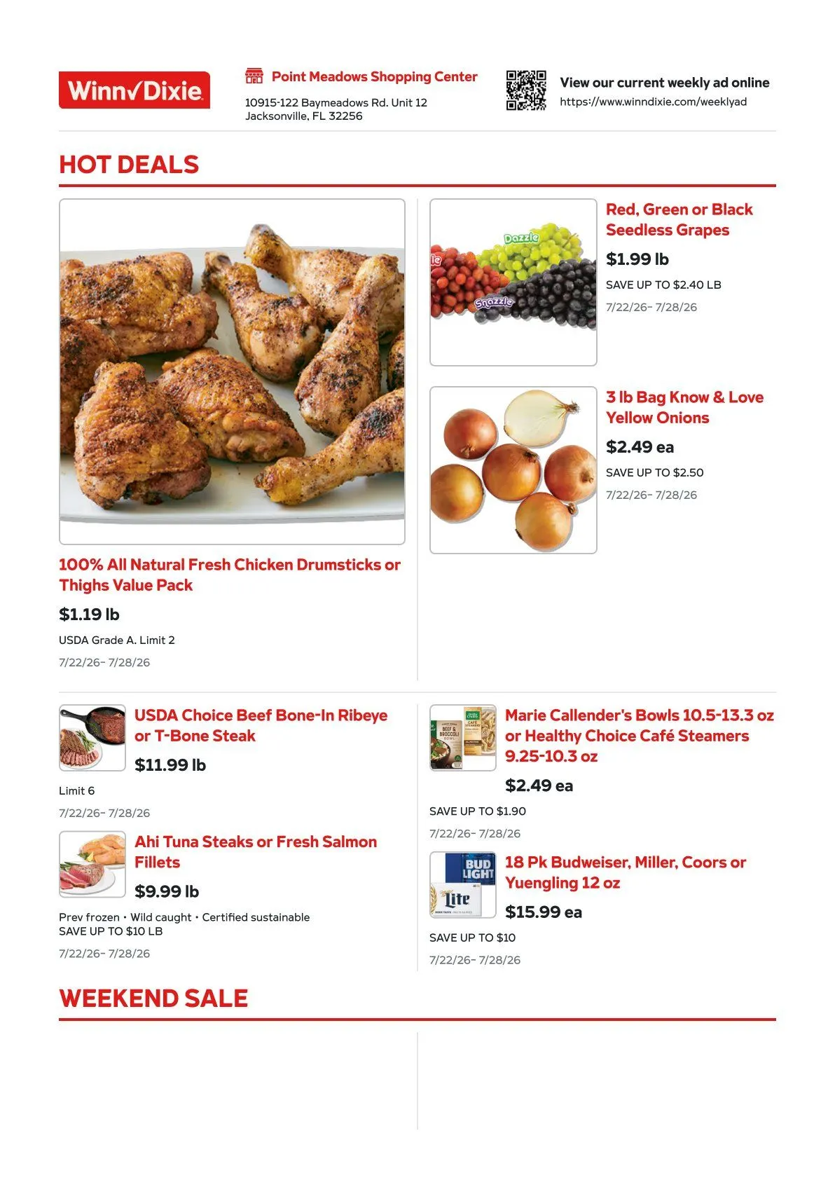 Weekly ad Harveys Supermarket  from July 22 to July 28 2026 - Page 