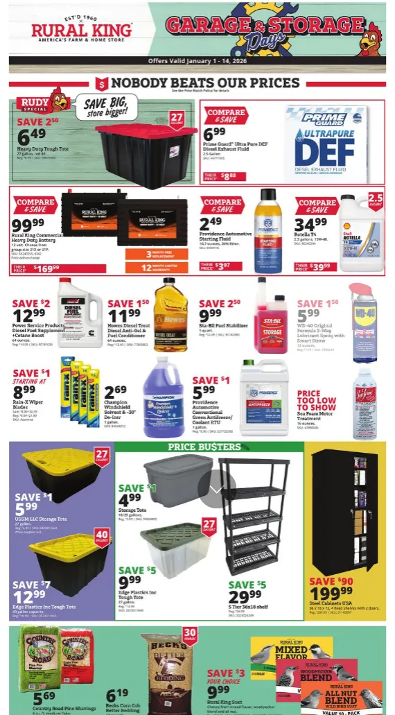Weekly ad Rural King Sales from January 1 to January 14 2026 - Page 