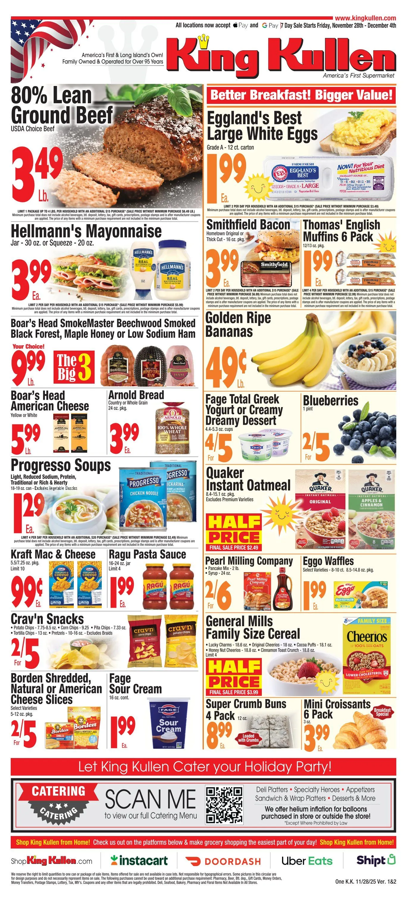 Weekly ad King Kullen Sales from November 28 to December 4 2025 - Page 