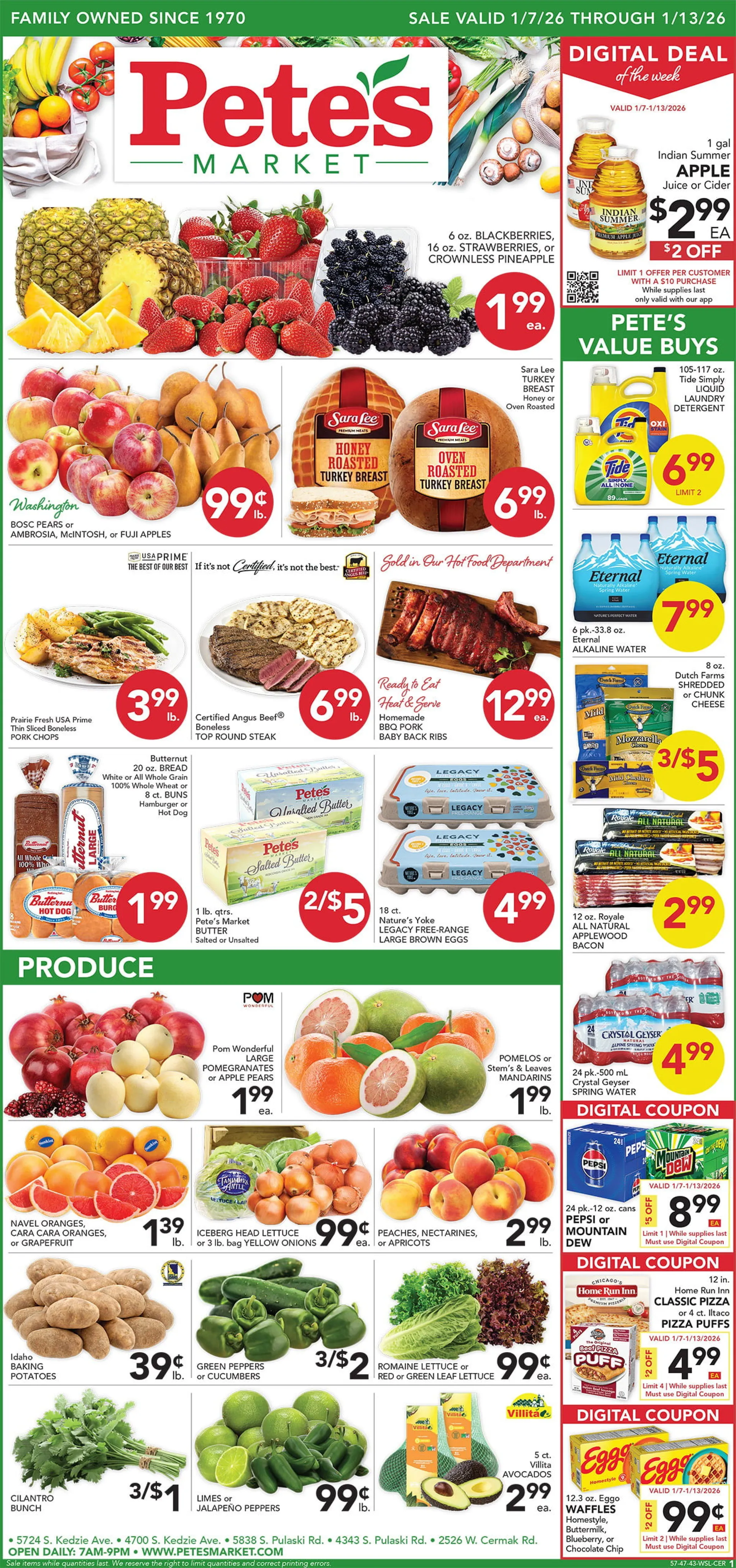 Weekly ad Pete's Fresh Market Sales from January 7 to January 13 2026 - Page 