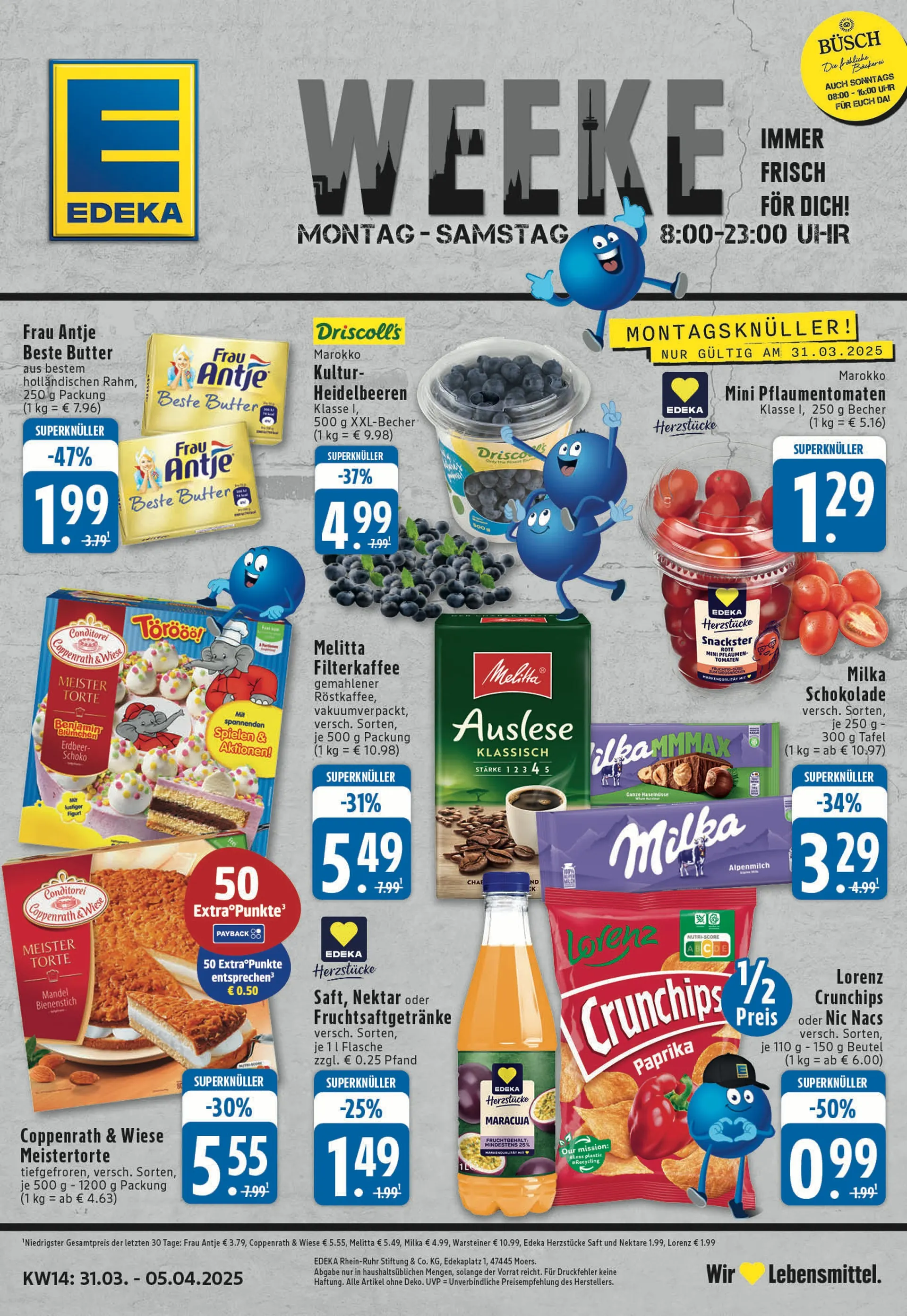 Edeka Prospekt von 31. März bis 5. April 2025 - Prospekt seite 1