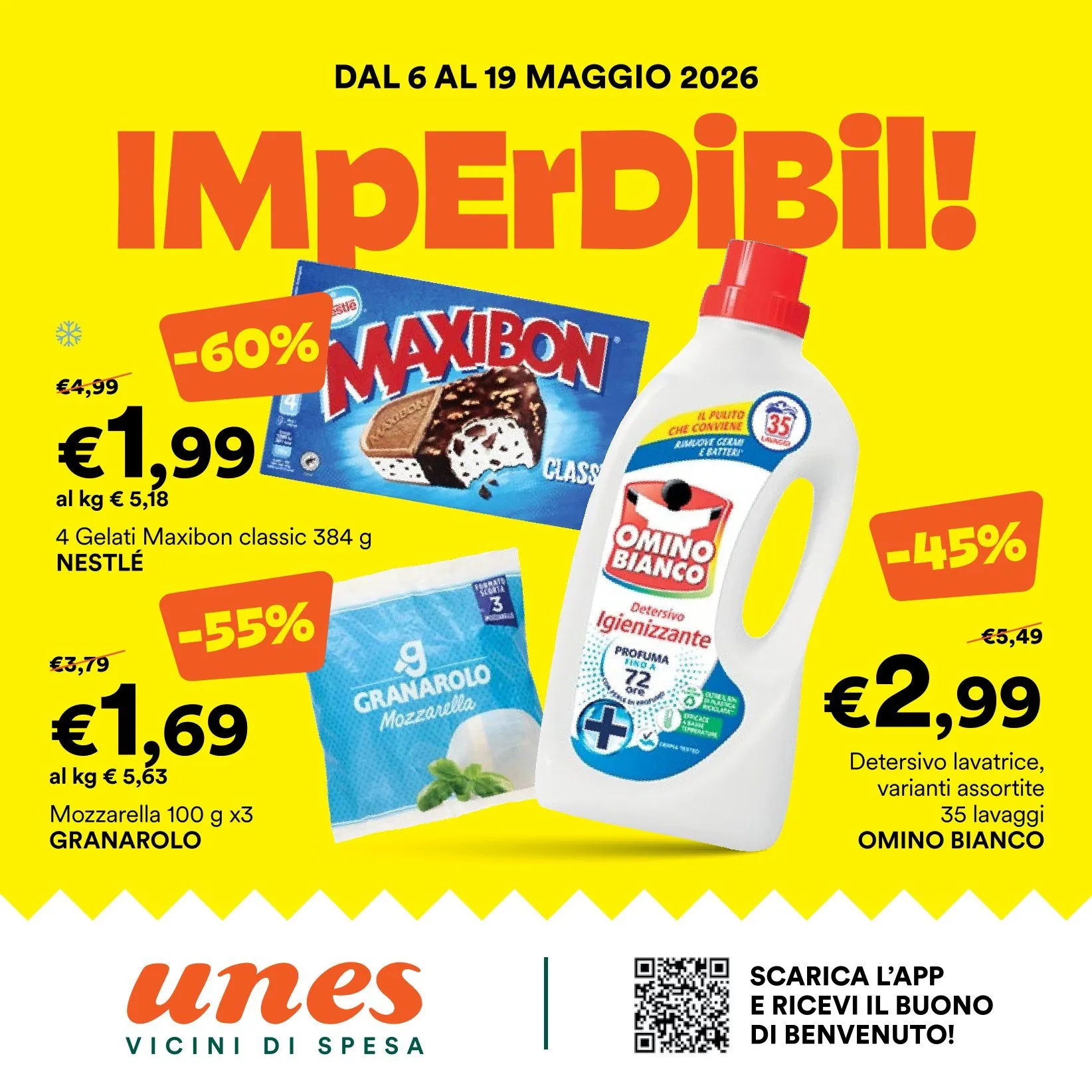 Volantini Unes da 6 maggio a 19 maggio di 2026 - Pagina del volantino 1