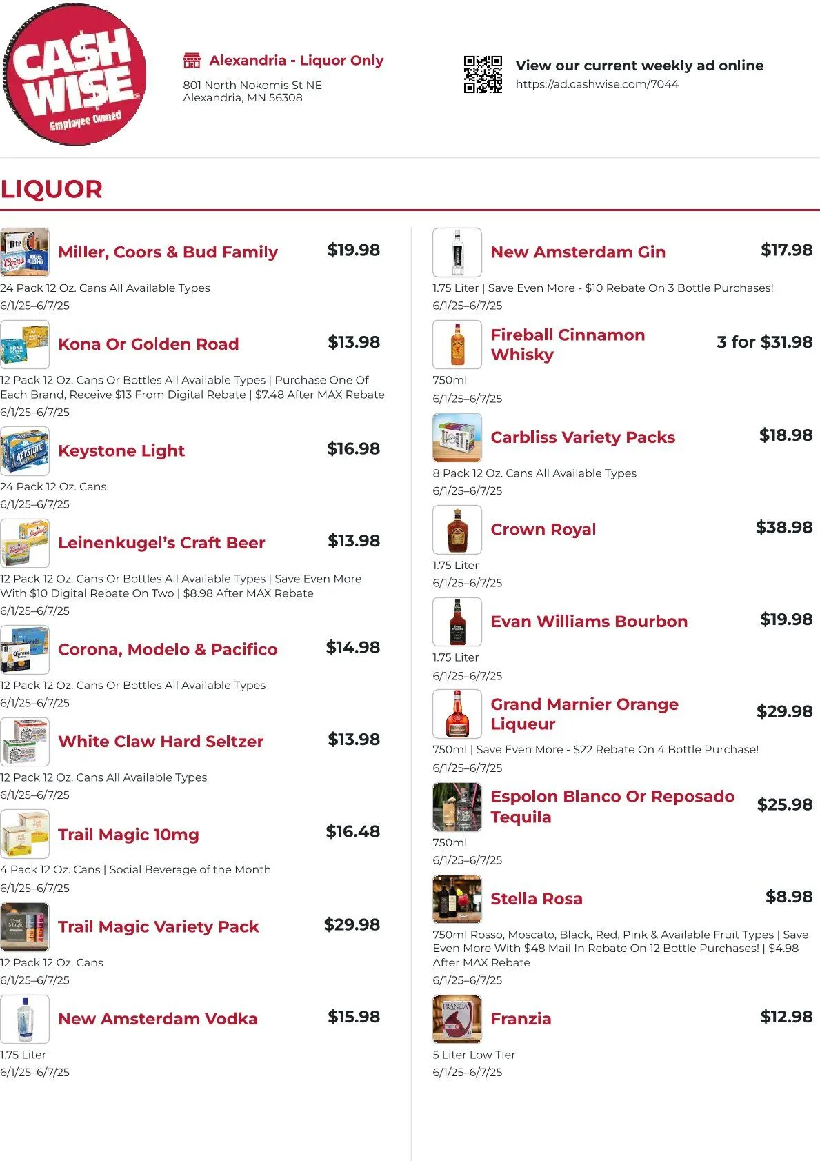 Weekly ad Cash Wise Deals from June 3 to June 8 2025 - Page