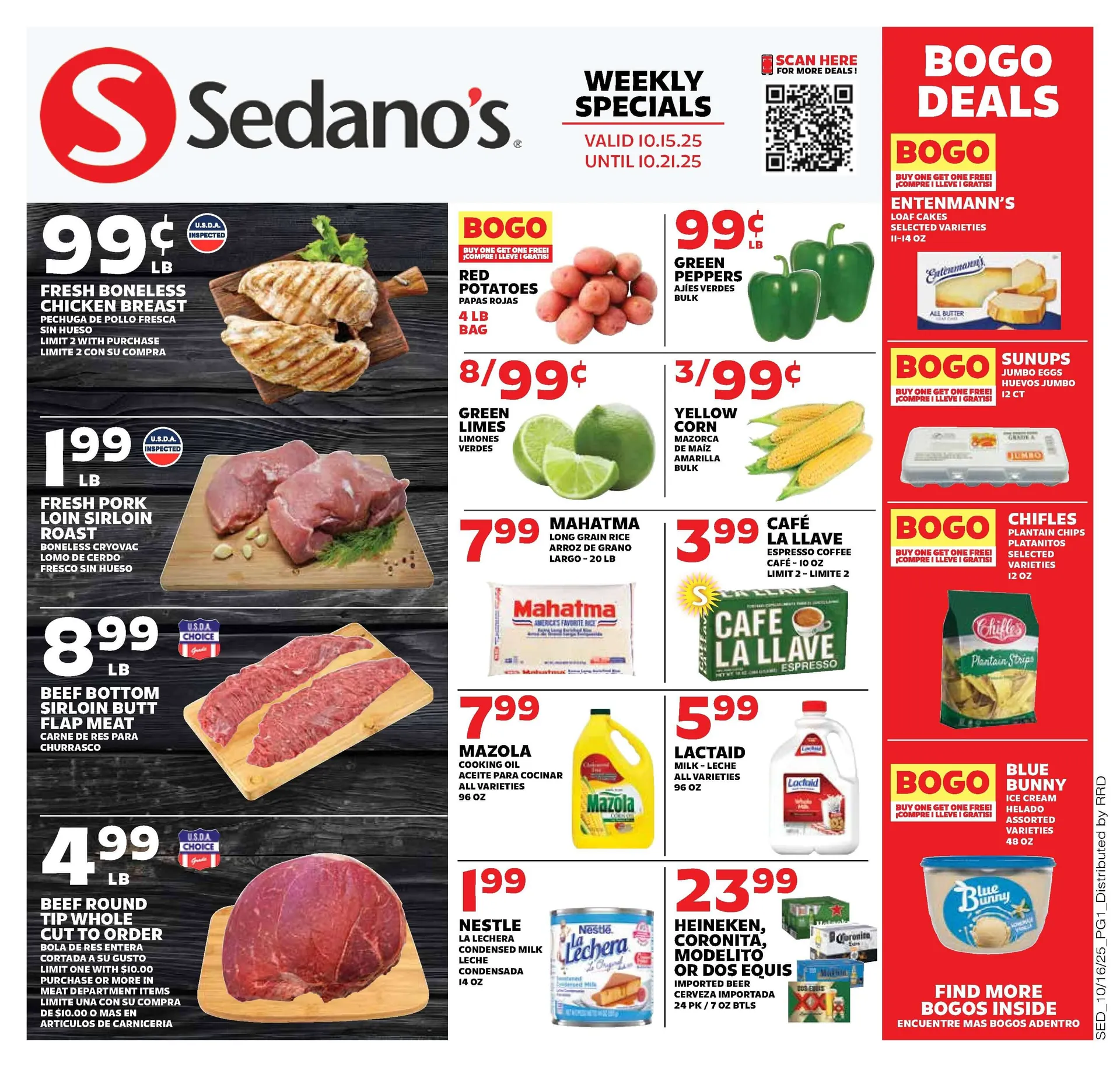 Weekly ad Sedano's Sales from October 15 to October 21 2025 - Page 1