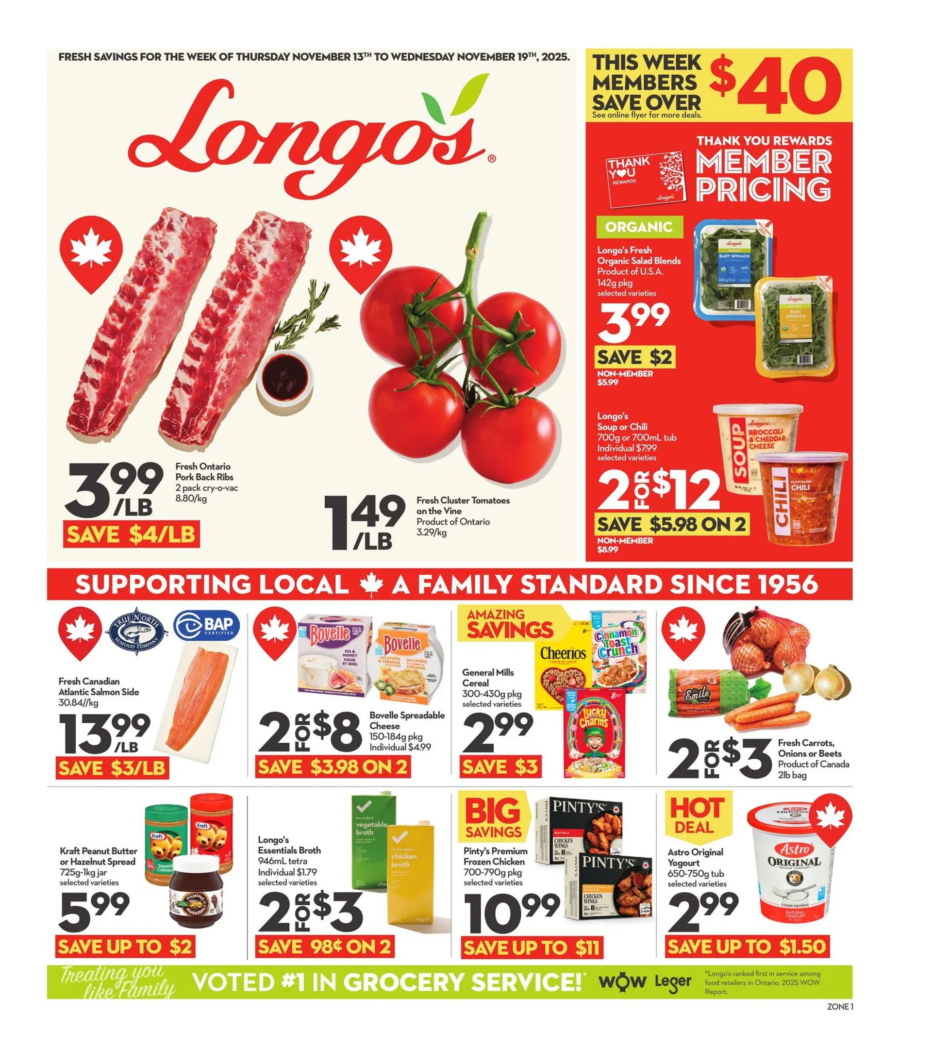 Longo´s Sales from November 13 to November 19 2025 - flyer page 1