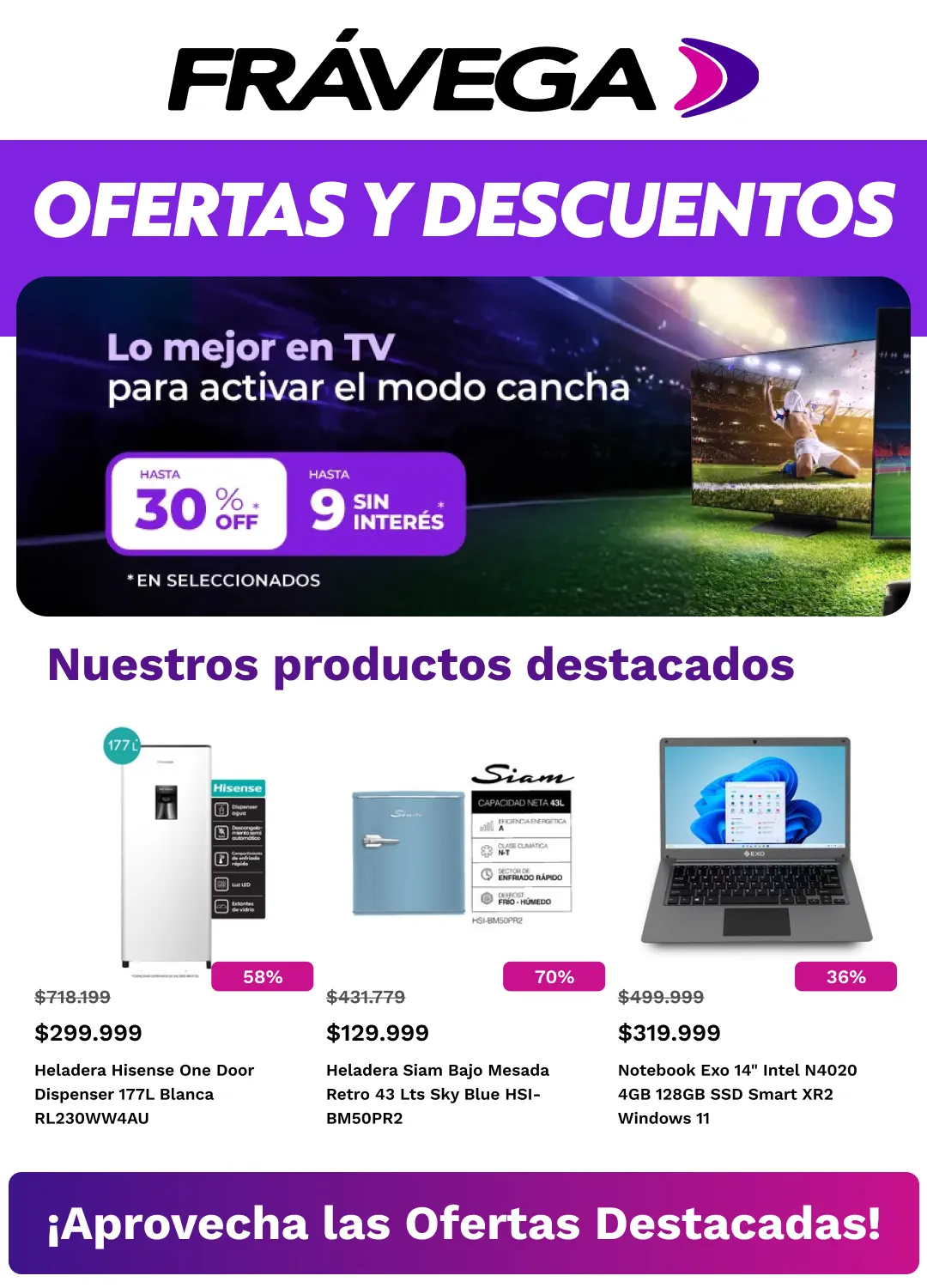 Ofertas de Frávega Ofertas 7 de abril al 27 de abril 2026 - Página 1 del catálogo
