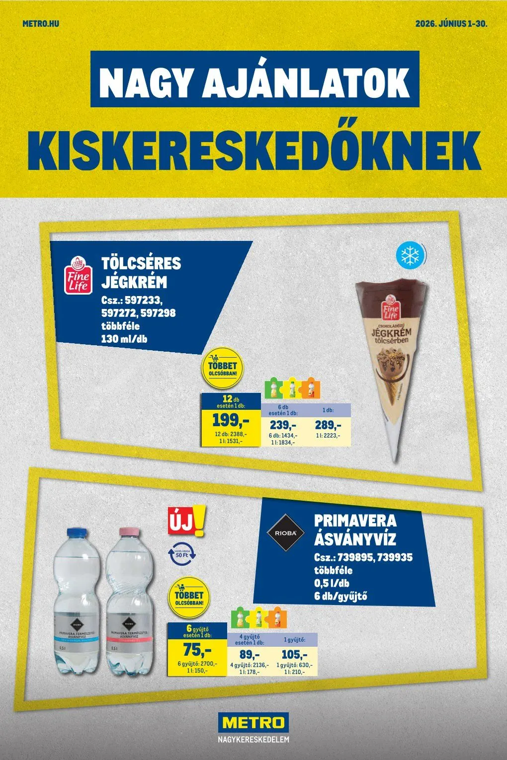 Katalógus Metro  június 1.-tól június 30.-ig 2026. - Oldal 1