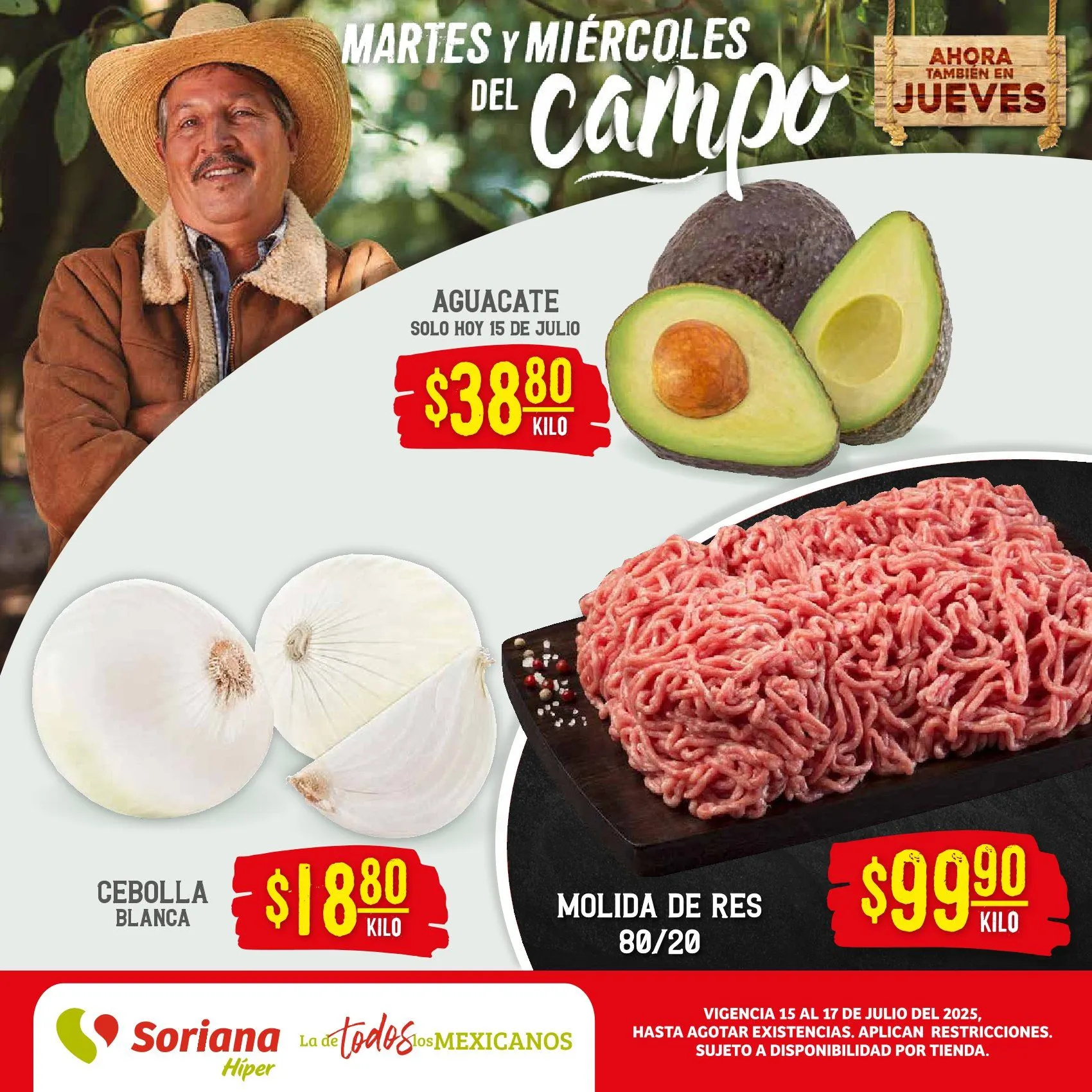Catálogo de Soriana catálogos y ofertas 15 de julio al 17 de julio 2025 - Pagina 1