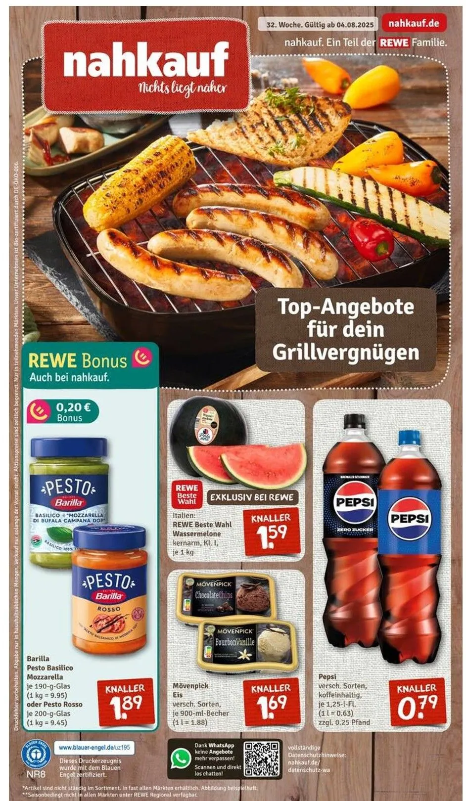 Nahkauf angebote von 4. August bis 10. August 2025 - Prospekt seite