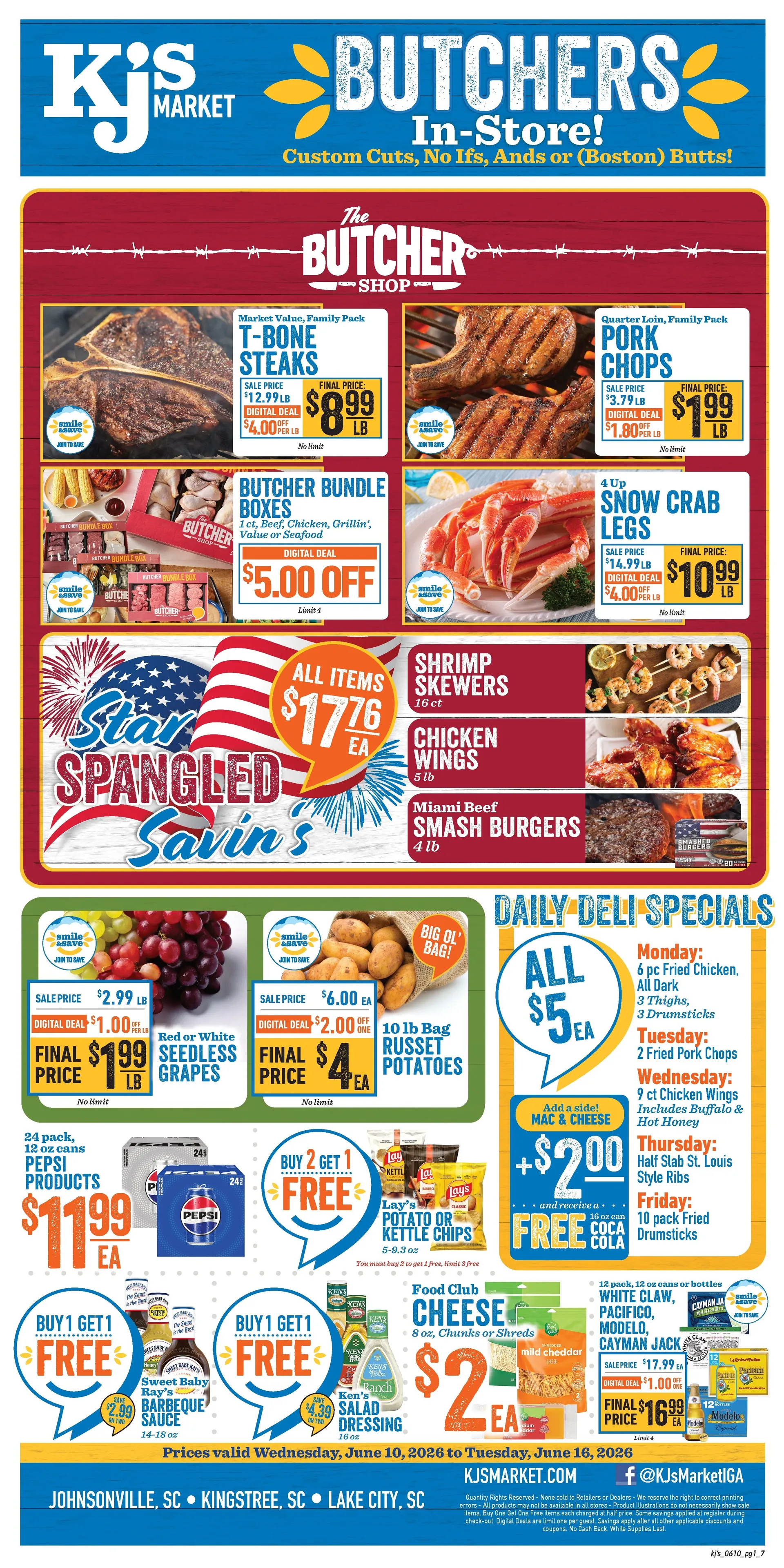 Weekly ad  KJ´s Market Sales from June 10 to June 16 2026 - Page 