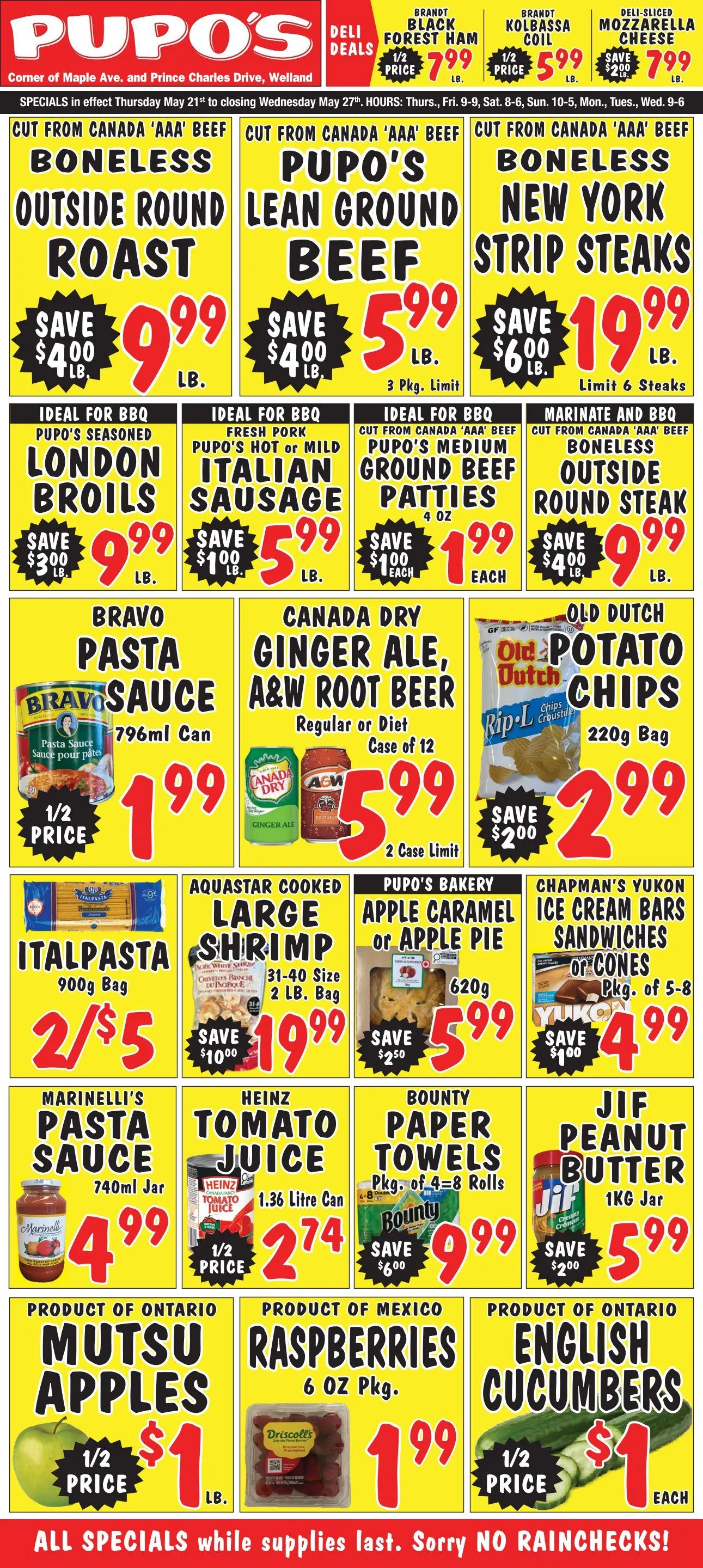  Pupo's Food Market Sales from May 21 to May 27 2026 - flyer page 1