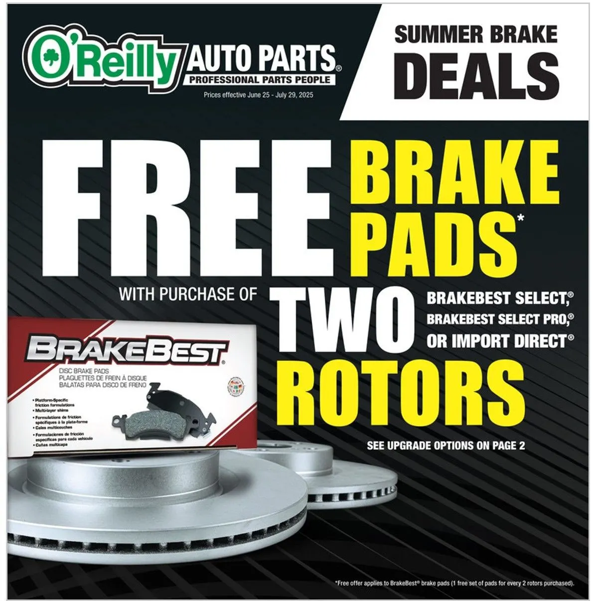 Weekly ad O'Reilly Auto Parts Sales from June 25 to July 30 2025 - Page 