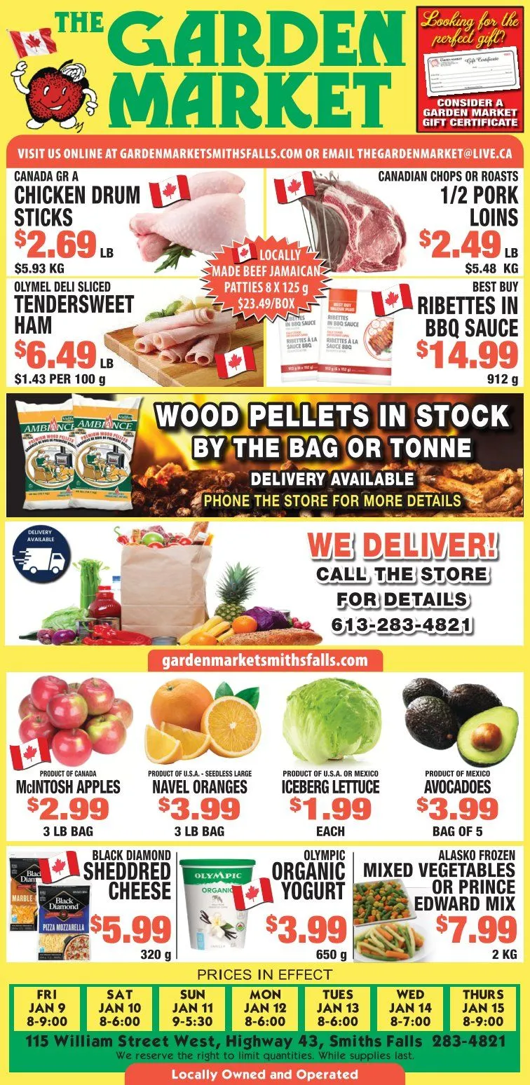 The Garden Market Sales from January 9 to January 15 2026 - flyer page 