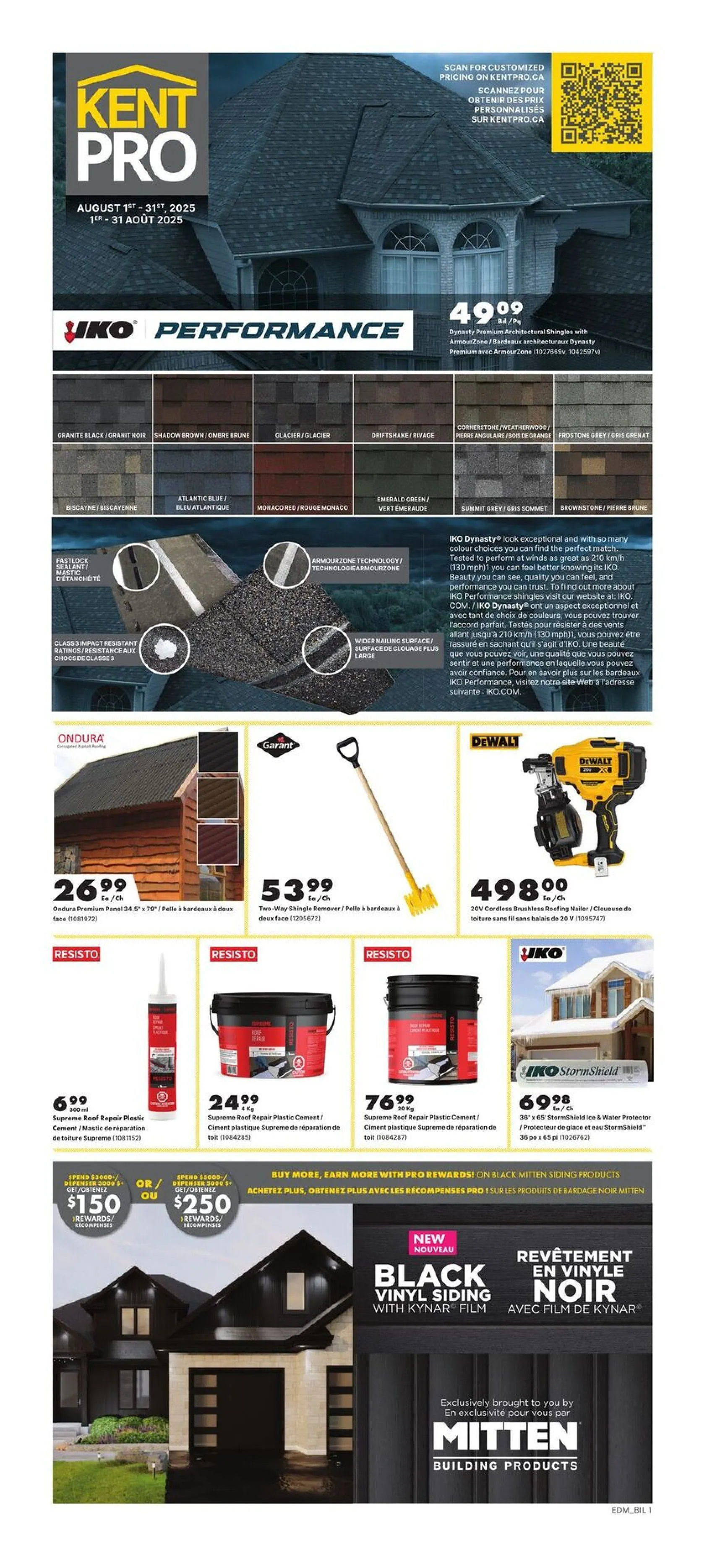 Flyer from August 1 to August 31 2025 - flyer page 1