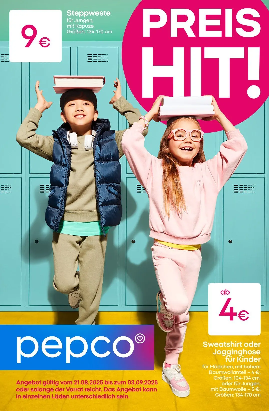 Pepco Prospekte  von 21. August bis 5. September 2025 - Prospekt seite 1