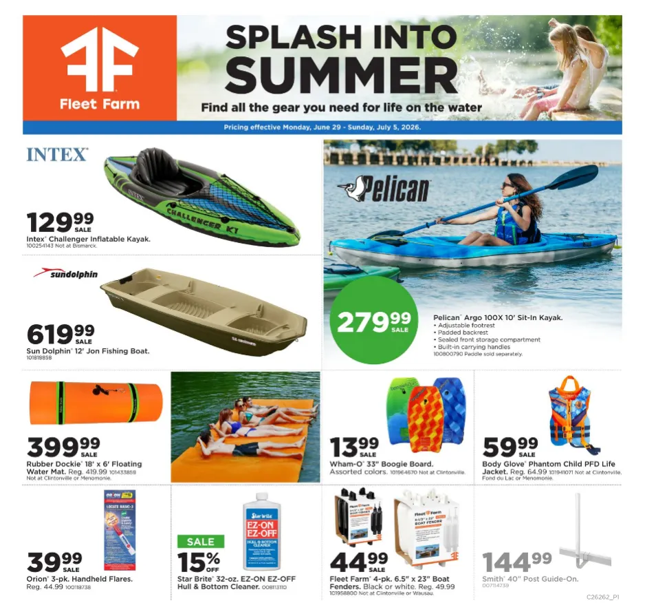 Weekly ad Fleet Farm Sales from June 29 to July 5 2026 - Page 1