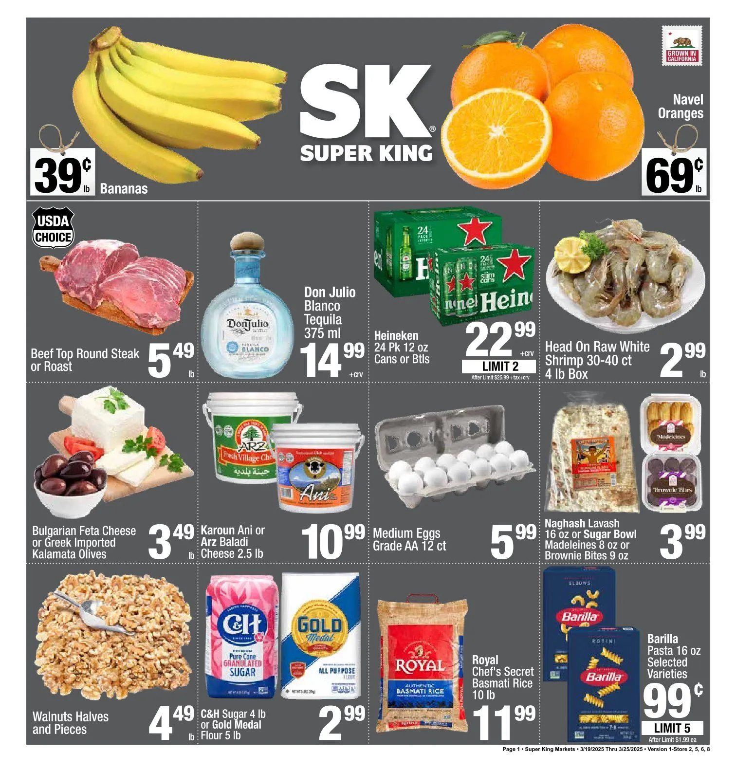 Weekly ad Super King Markets Deals from March 19 to March 25 2025 - Page 1