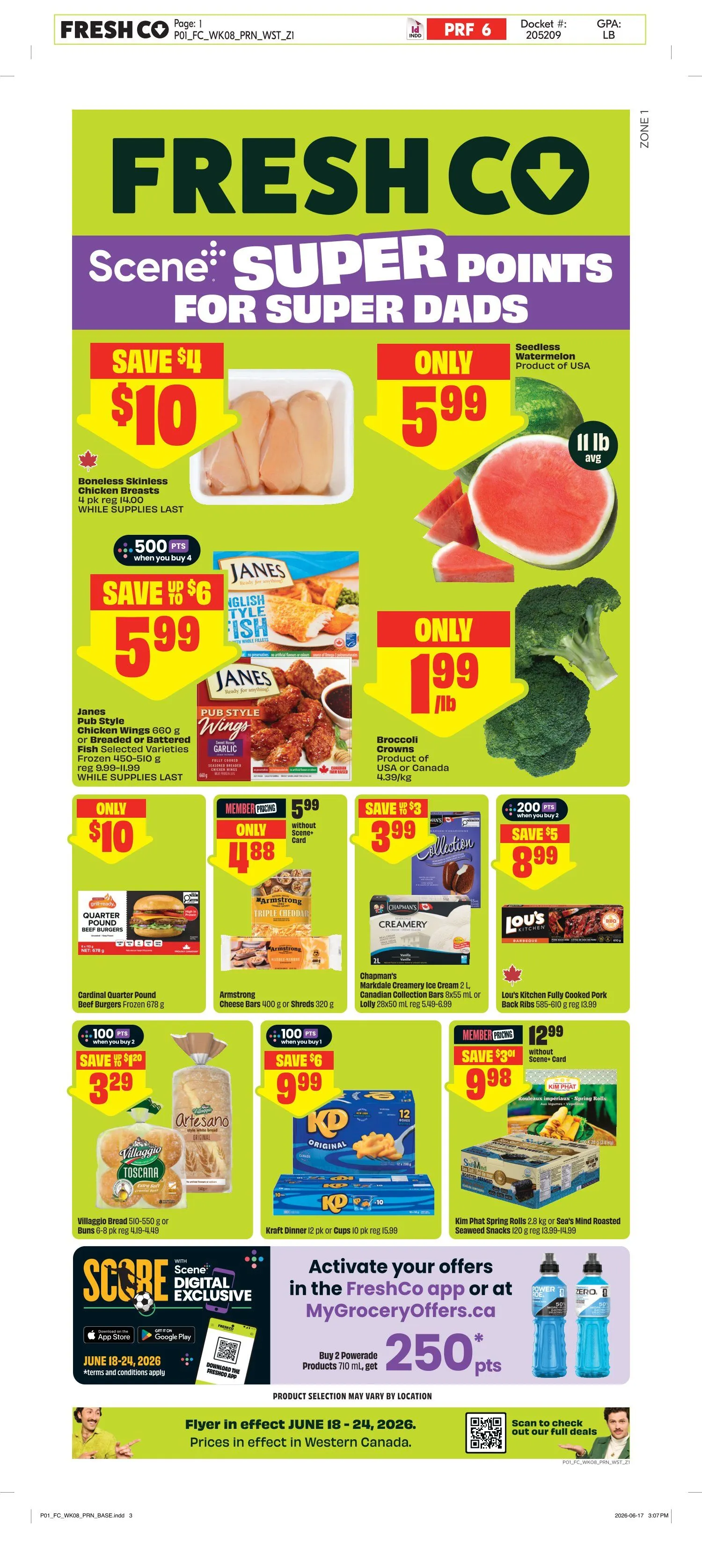 FreshCo. Sales from June 18 to June 24 2026 - flyer page 