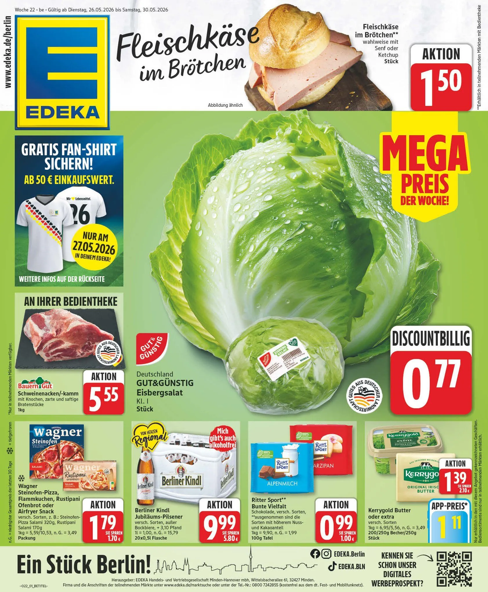 Edeka Angebote von 26. Mai bis 30. Mai 2026 - Prospekt seite 