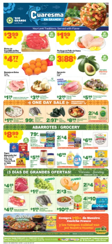 Weekly ad El Rio Grande Sales from February 18 to February 24 2026 - Page 