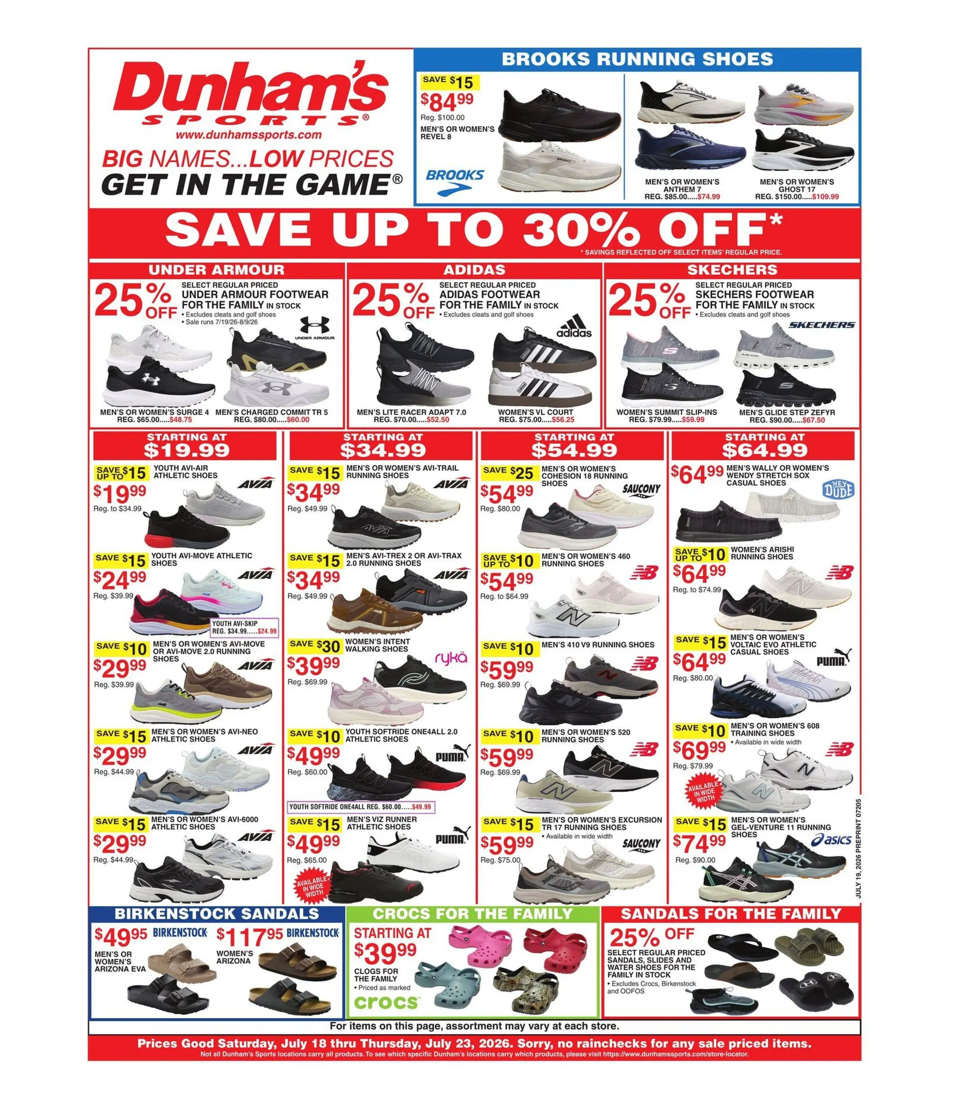Weekly ad Dunham's Sports Sales from July 18 to July 23 2026 - Page