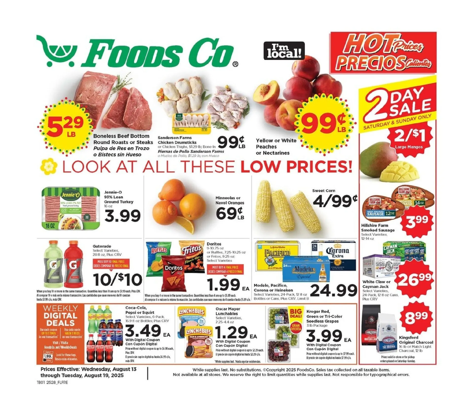 Weekly ad Foods Co. Sales from August 13 to August 19 2025 - Page 