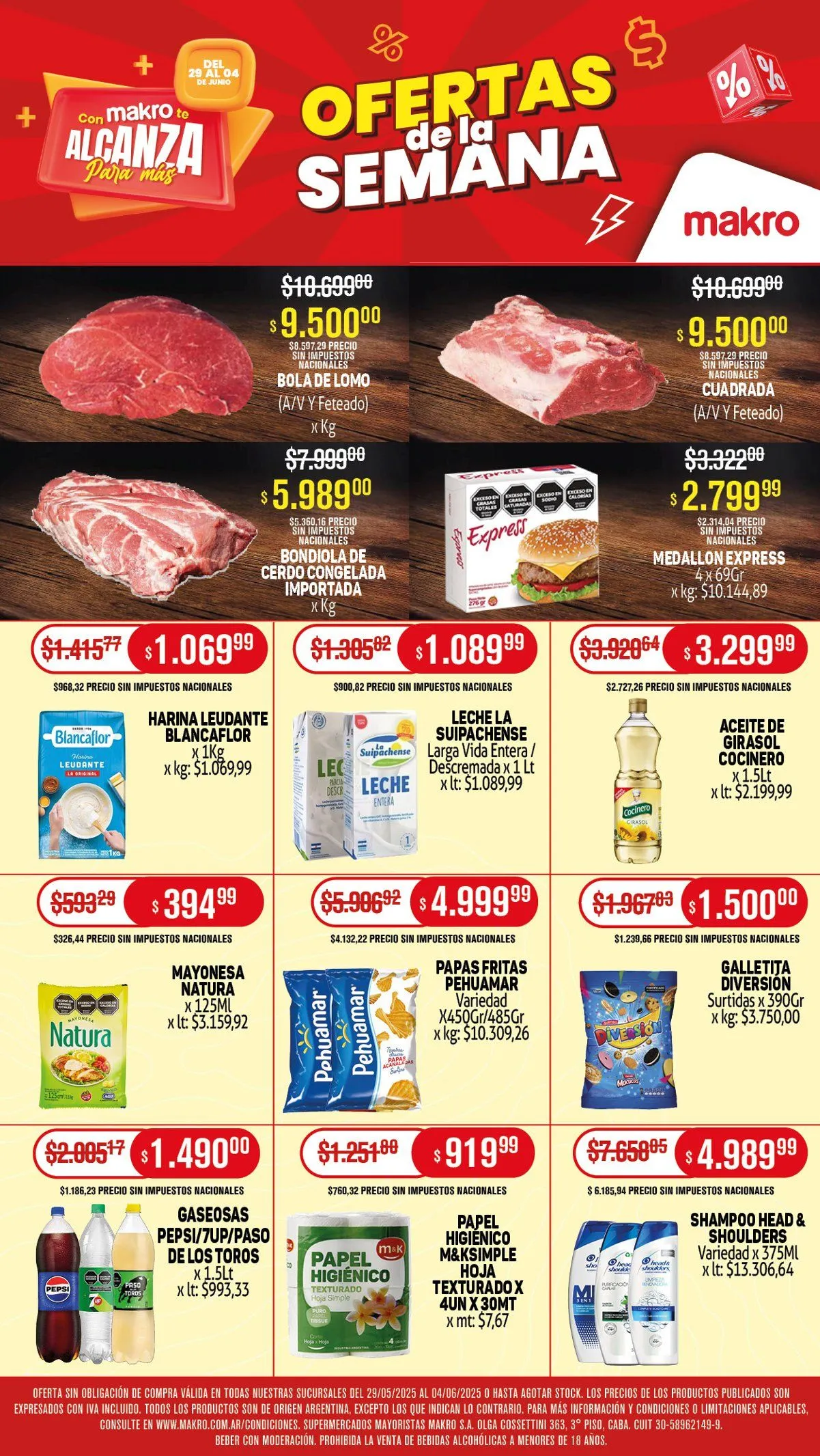 Ofertas de Makro Ofertas 29 de mayo al 5 de junio 2025 - Página 1 del catálogo