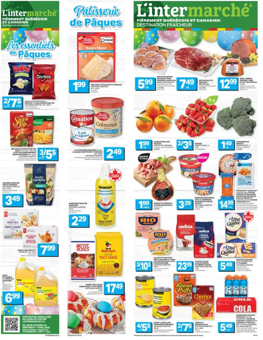 L'Intermarché Sales from March 26 to April 1 2026 - flyer page 1