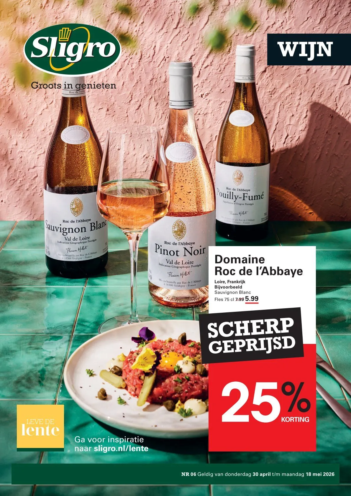 Sligro Folders van 30 april tot 18 mei 2026 - Folder pagina 1
