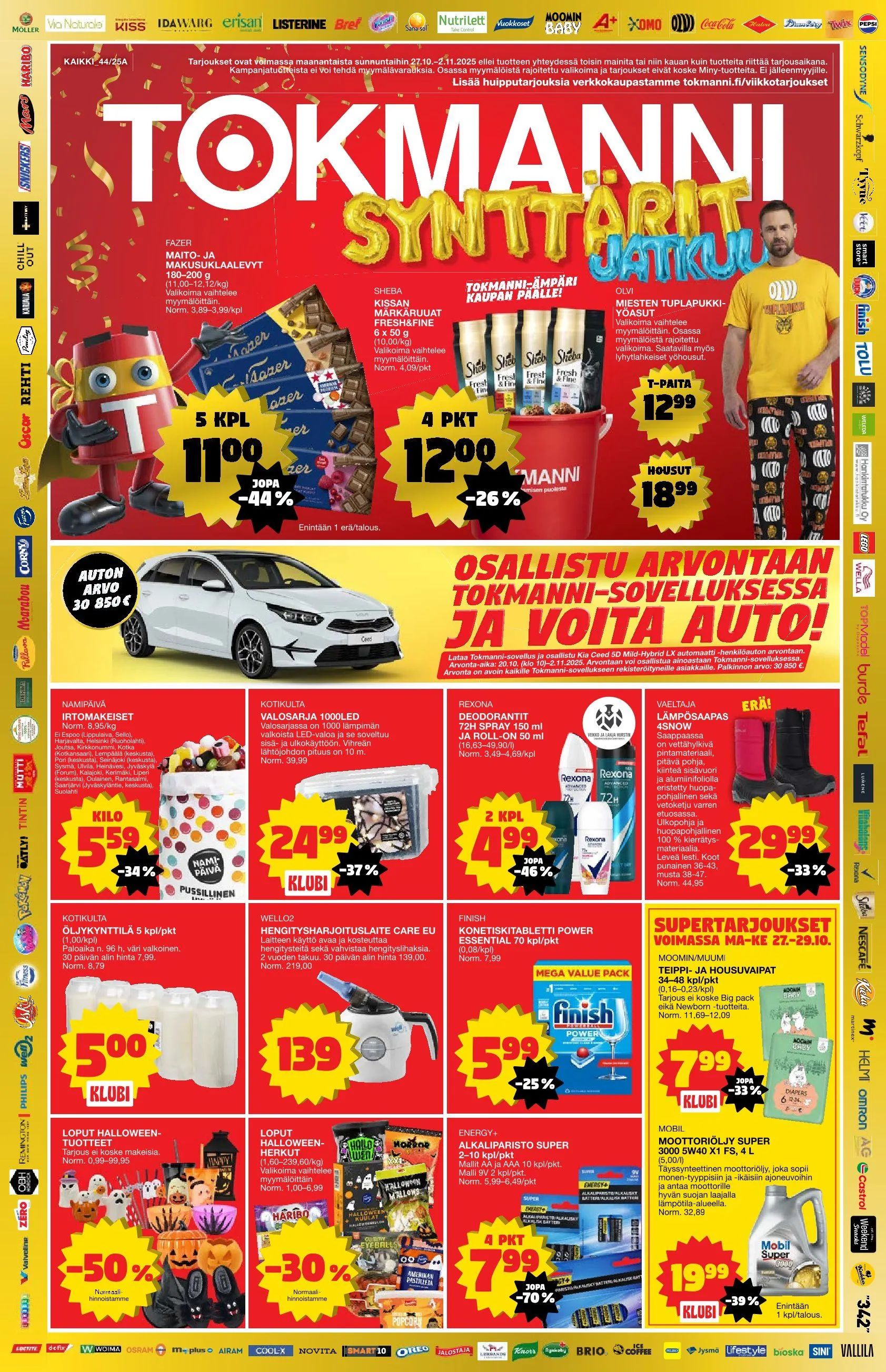 Kaupan Tokmanni voimassa alkaen 30. lokakuuta - 2. marraskuuta 2025 - Tarjouslehti sivu