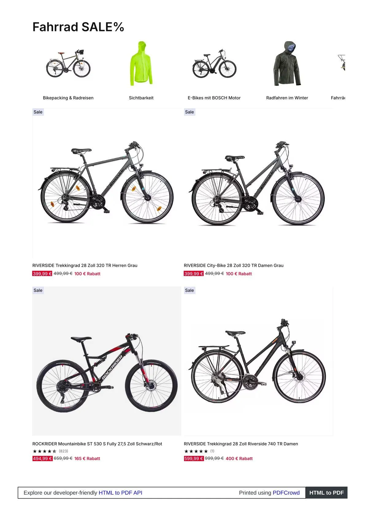Fahrrad SALE% von 10. Februar bis 28. Februar 2025 - Prospekt seite 