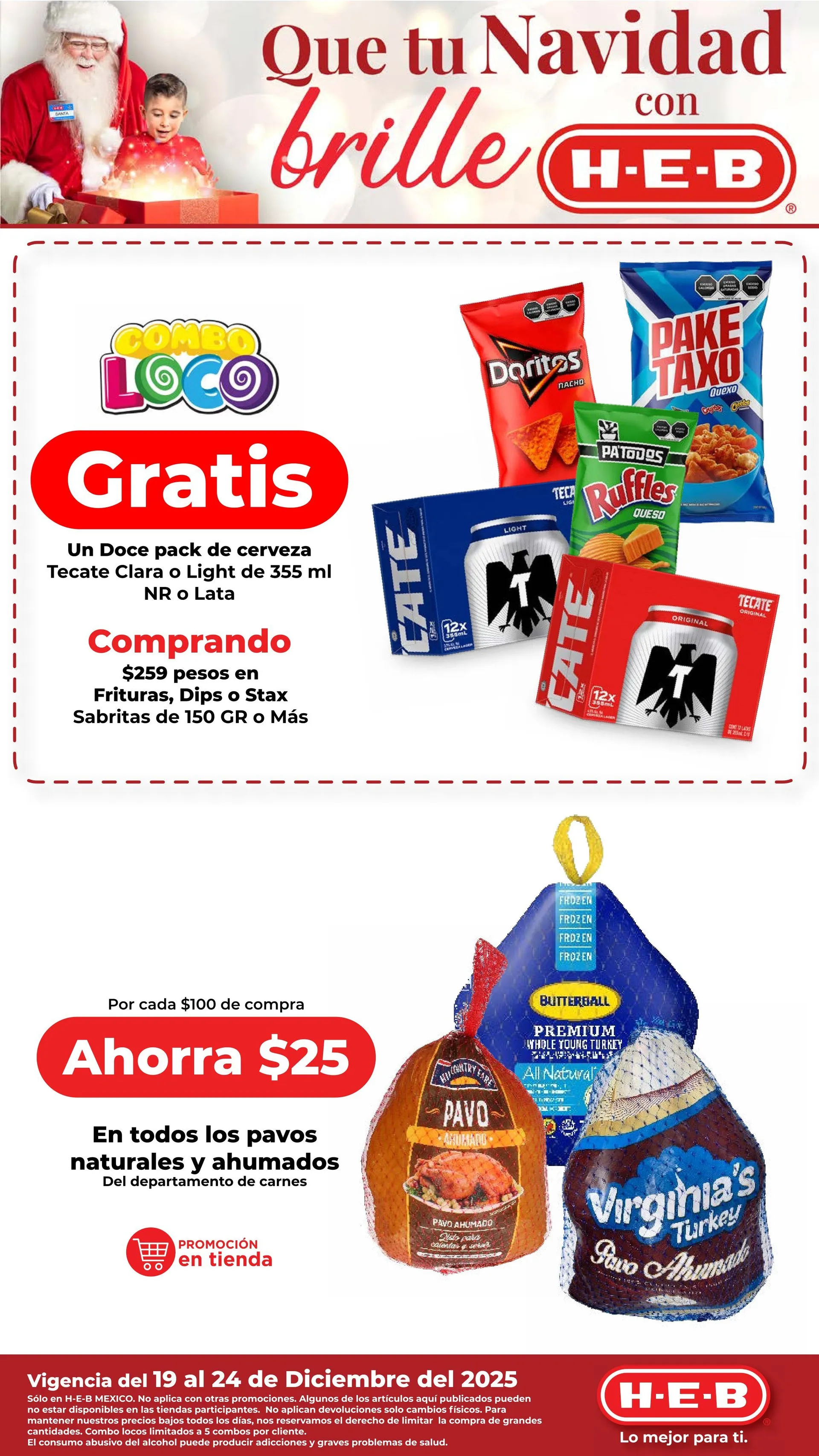 Catálogo de H-E-B Ofertas 19 de diciembre al 24 de diciembre 2025 - Pagina 1