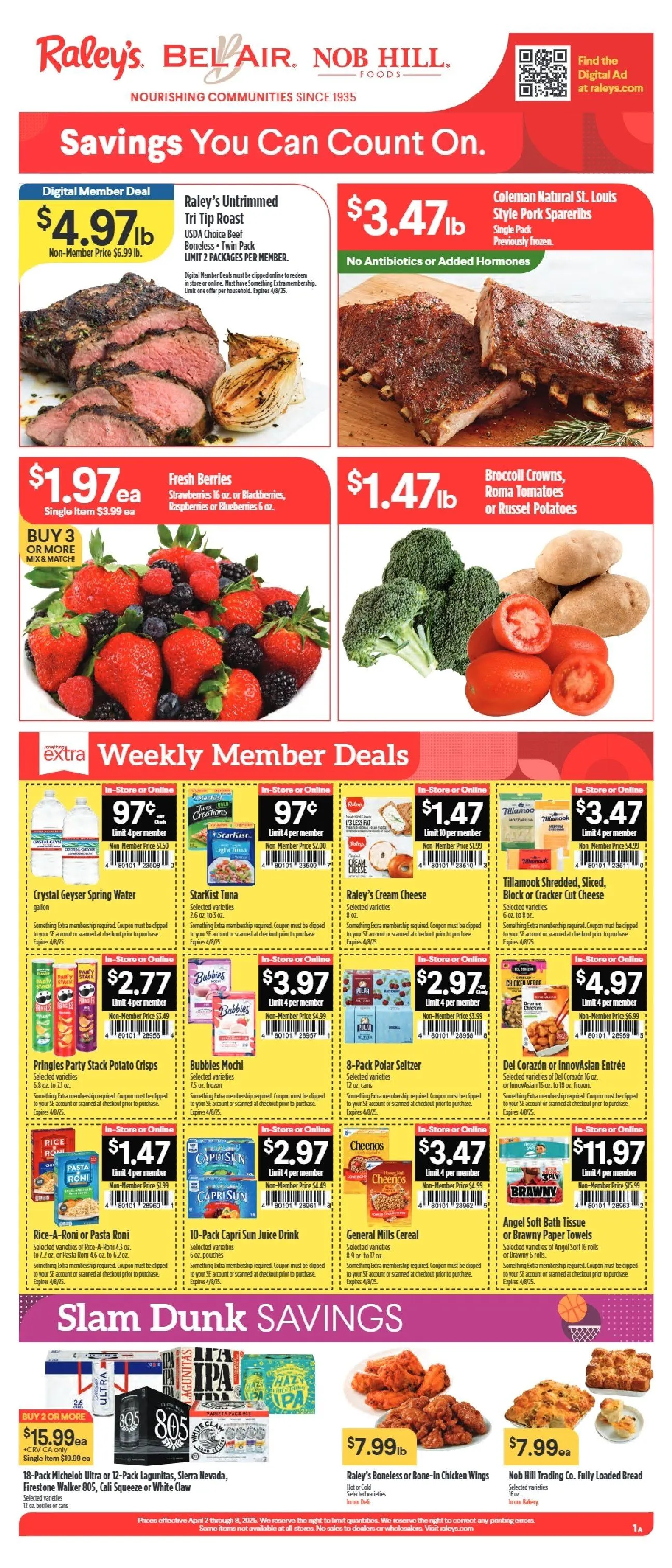 Weekly ad Raley's Deals from April 4 to April 8 2025 - Page