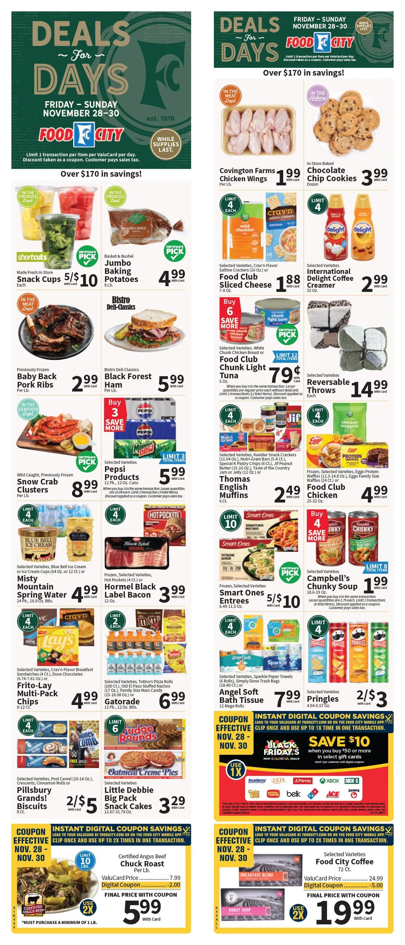 Weekly ad Food City Sales from November 28 to November 30 2025 - Page 