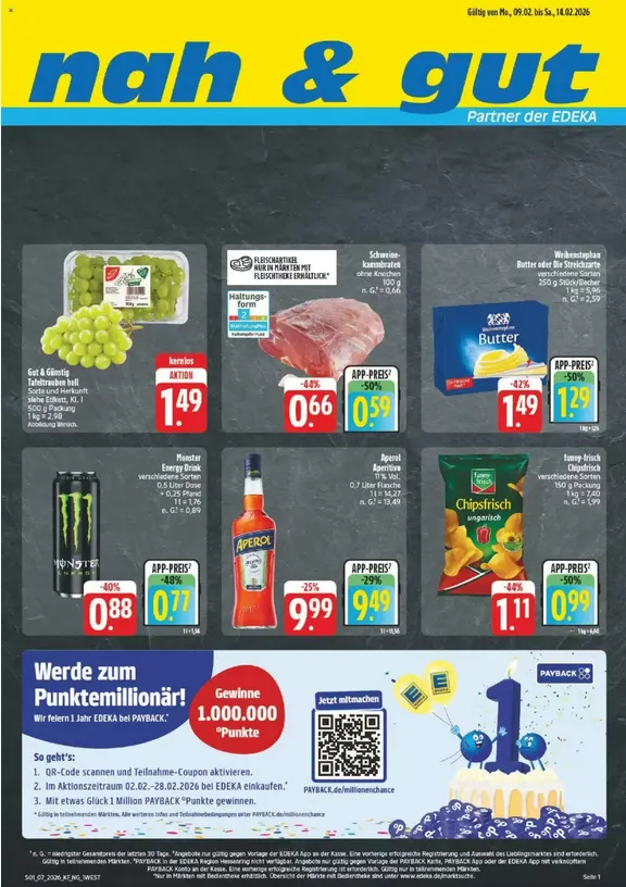  Nah & Gut Prospekte von 9. Februar bis 14. Februar 2026 - Prospekt seite 