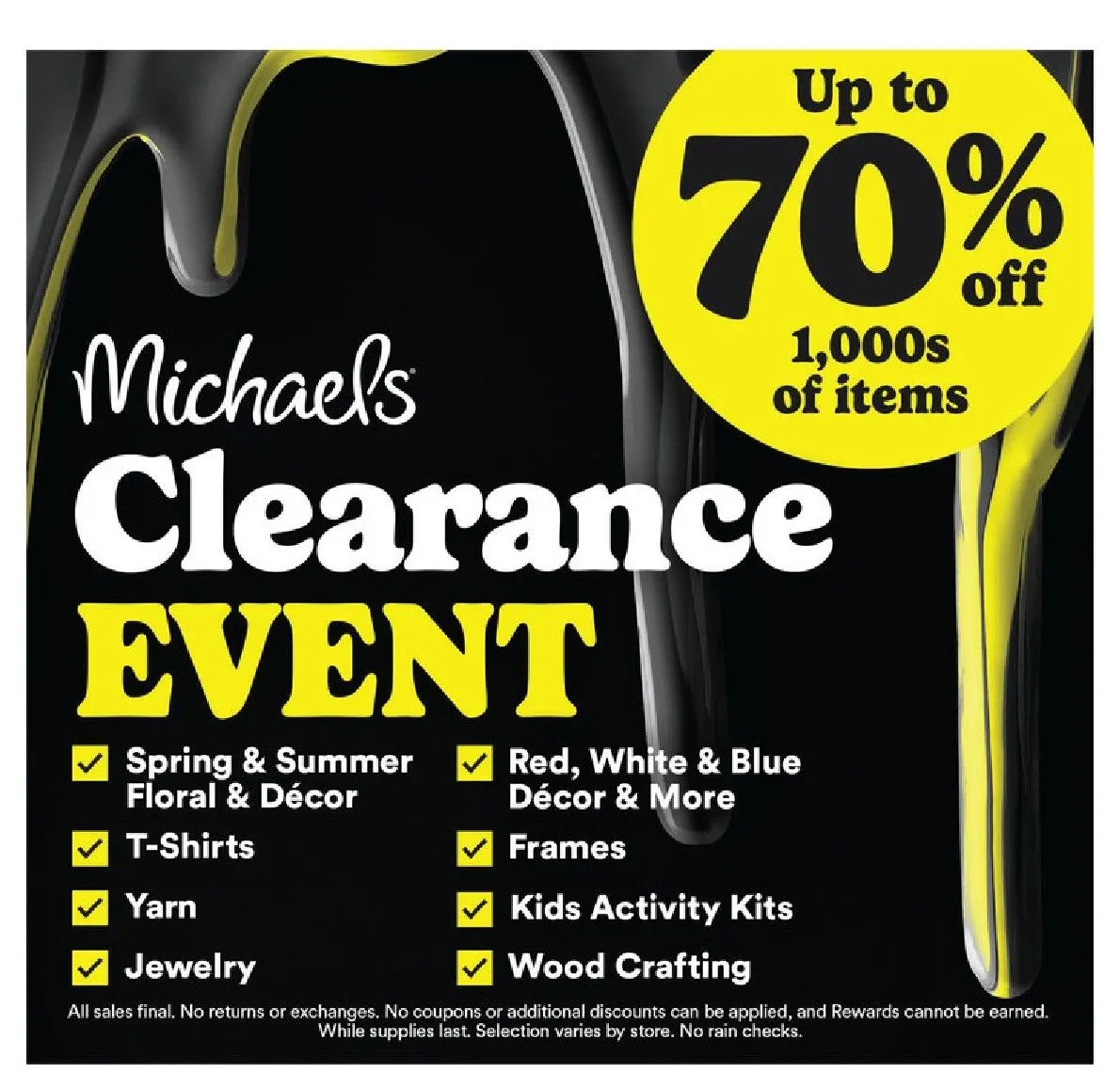  Michaels Sales - July 13 July 18 2026