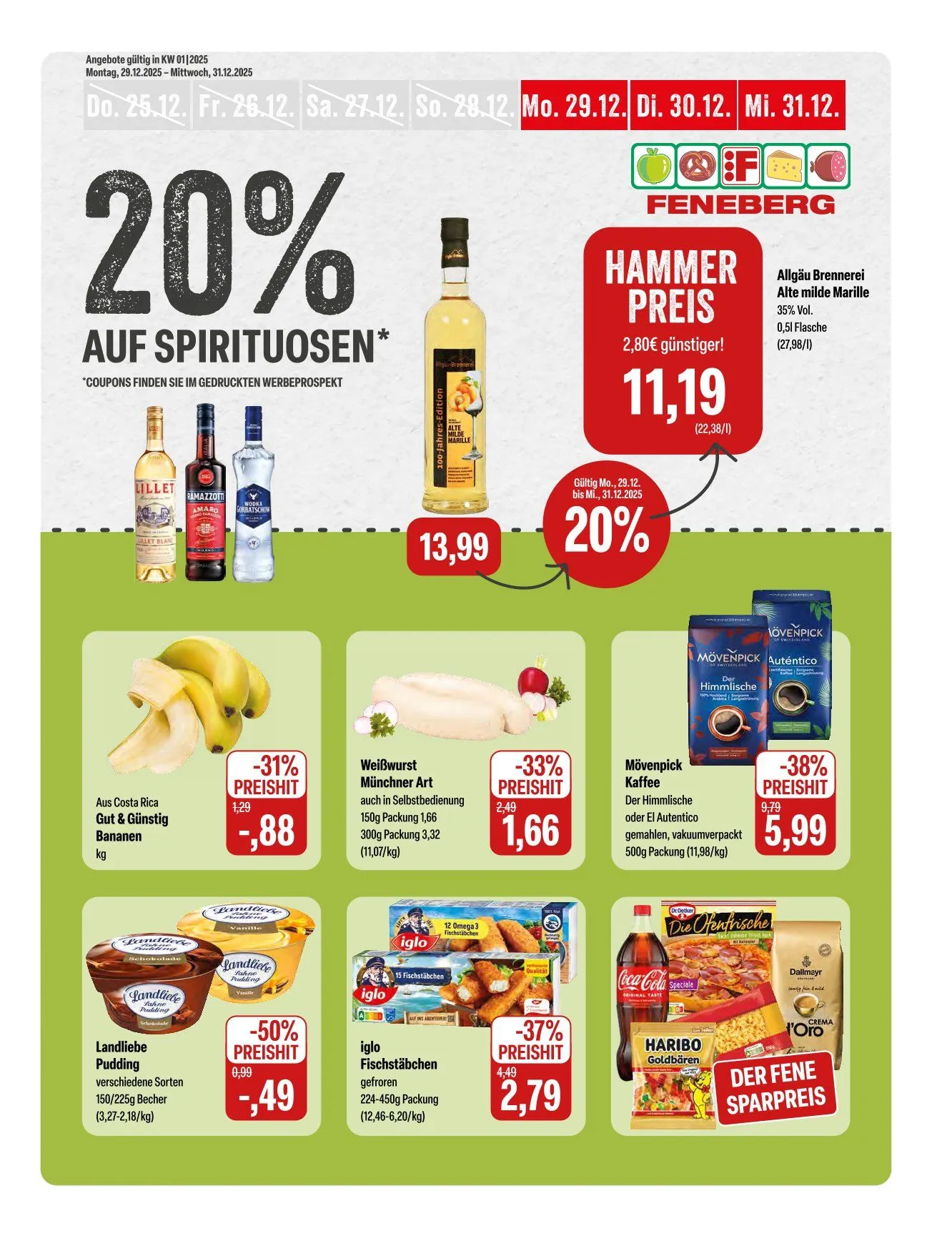 Feneberg Angebote von 26. Dezember bis 31. Dezember 2025 - Prospekt seite 1