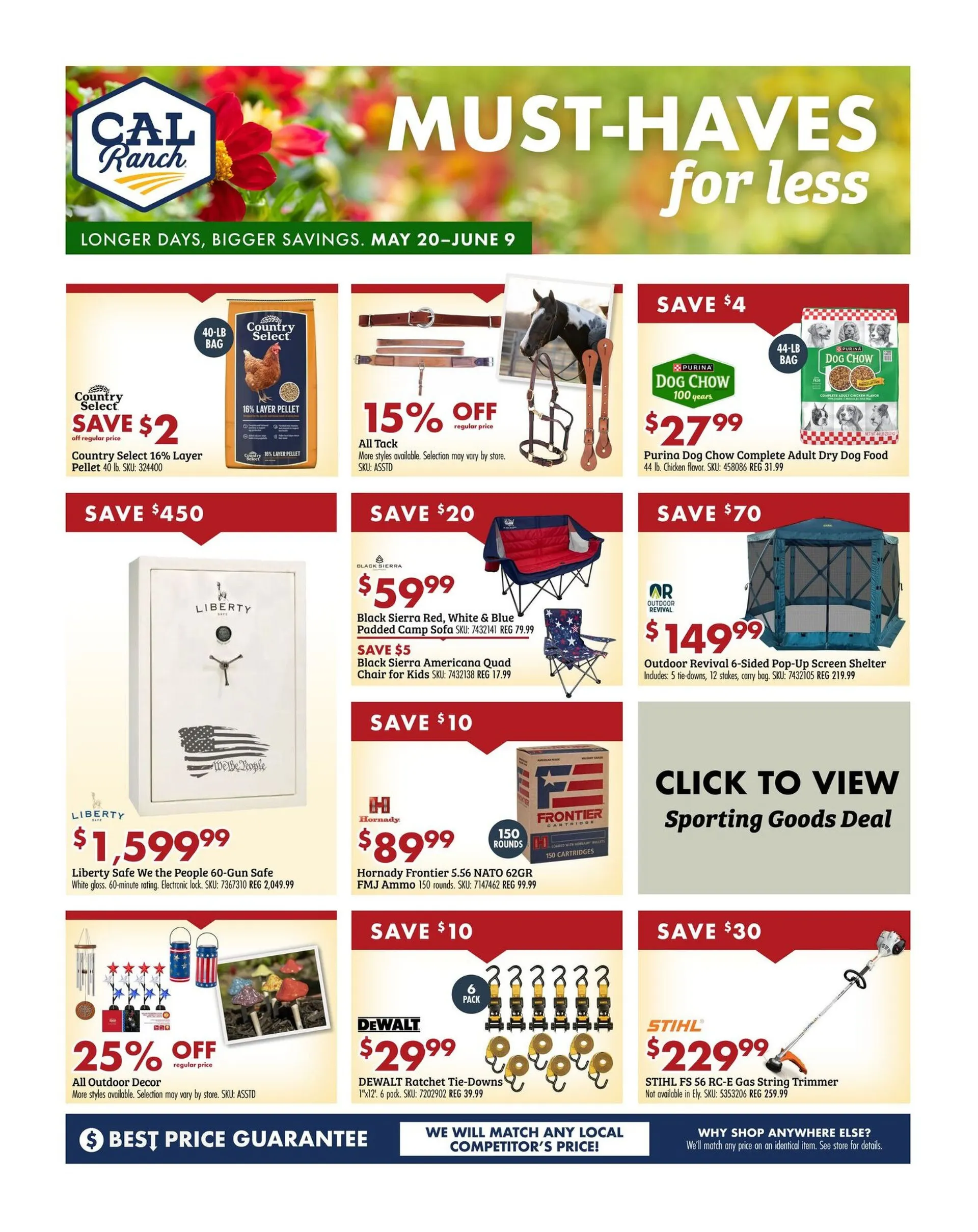 Weekly ad C-A-L Ranch Store Sales from May 20 to June 9 2026 - Page 1