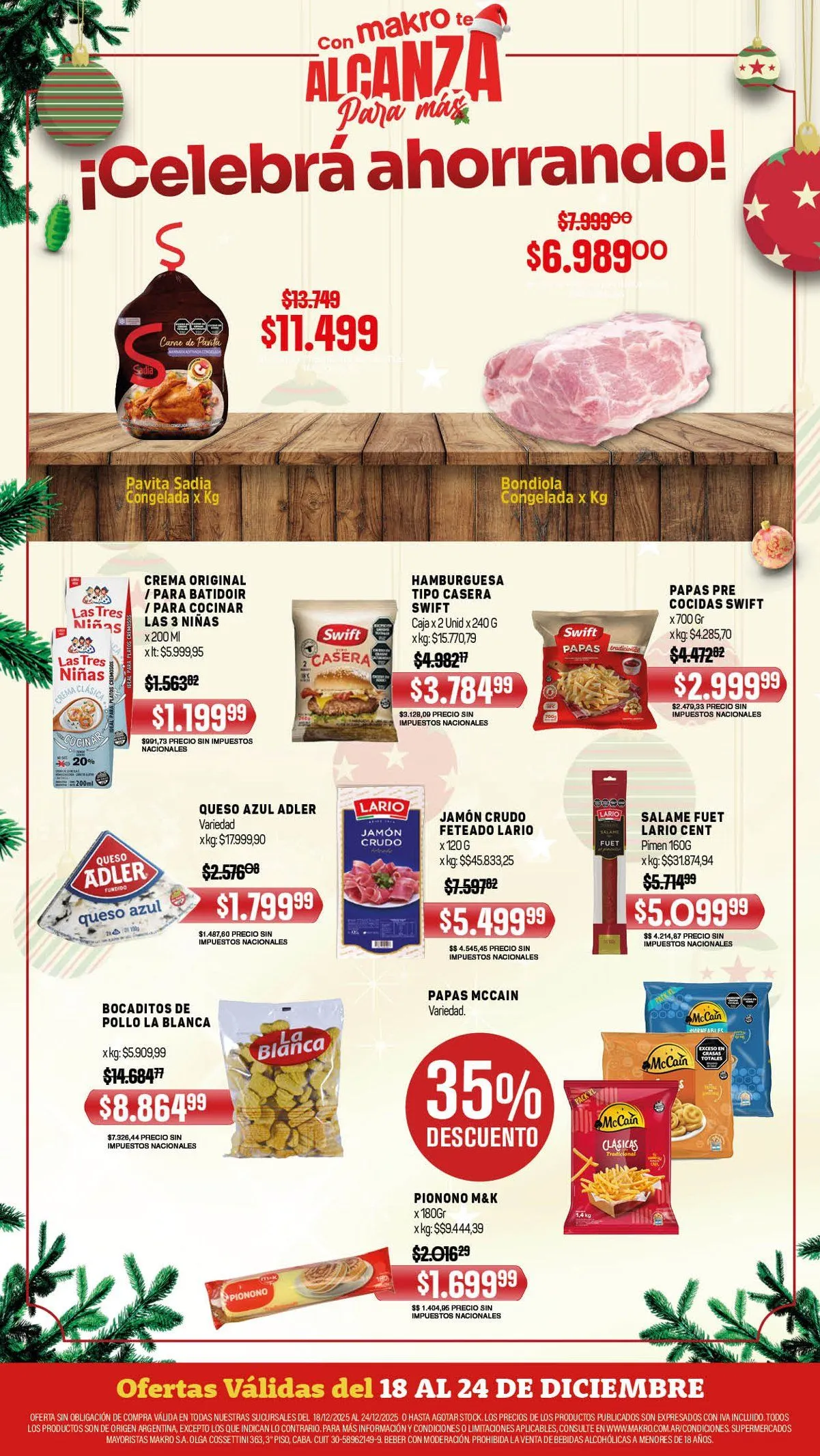 Ofertas de Makro Ofertas 18 de diciembre al 24 de diciembre 2025 - Página 1 del catálogo