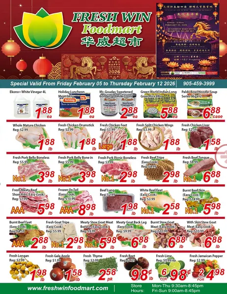 Fresh Win Foodmart Sales from February 6 to February 12 2026 - flyer page 