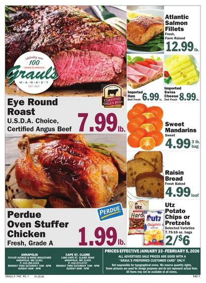 Weekly ad Graul's Market Sales from January 23 to February 5 2026 - Page 