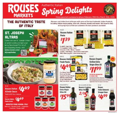 Weekly ad Rouses Markets Sales from February 25 to March 25 2026 - Page