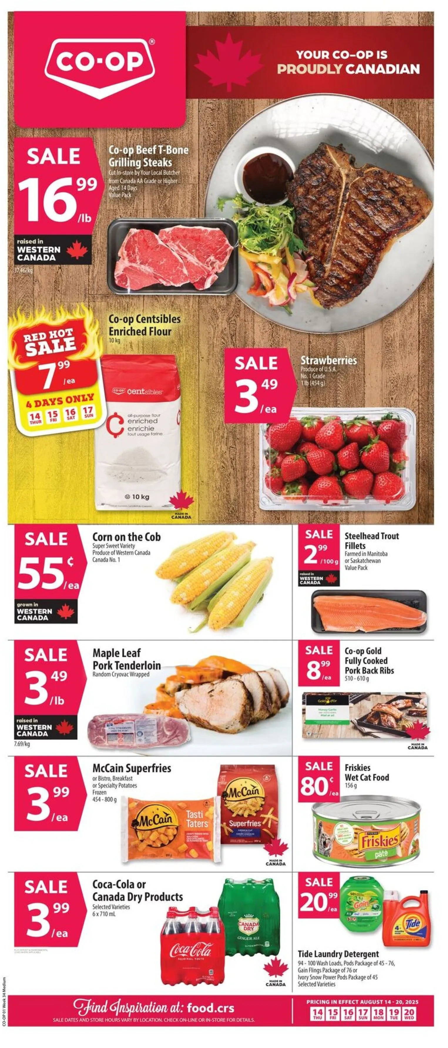 Co-op Food flyers from August 14 to August 20 2025 - flyer page 1