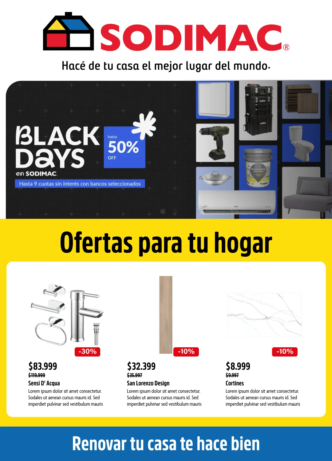 Ofertas de  Sodimac Ofertas 2 de marzo al 20 de marzo 2026 - Página  del catálogo