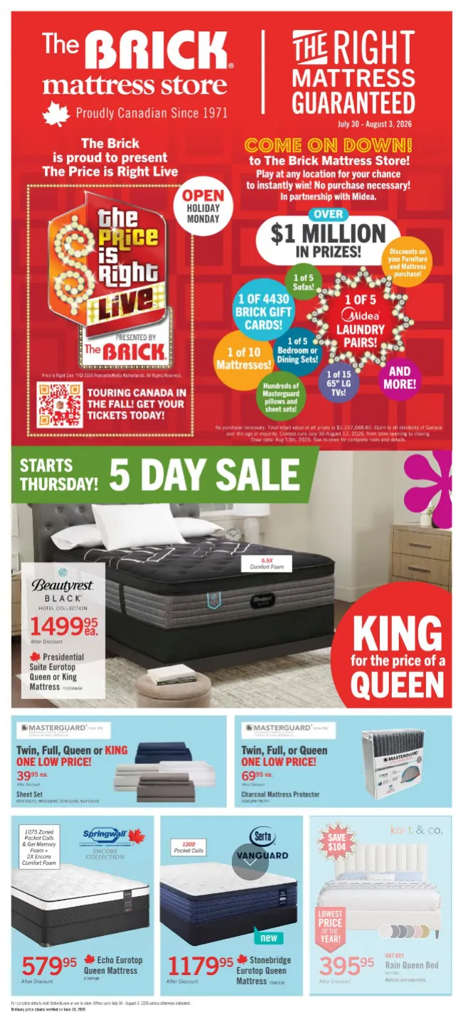 The Brick Sales from July 30 to August 12 2026 - flyer page 