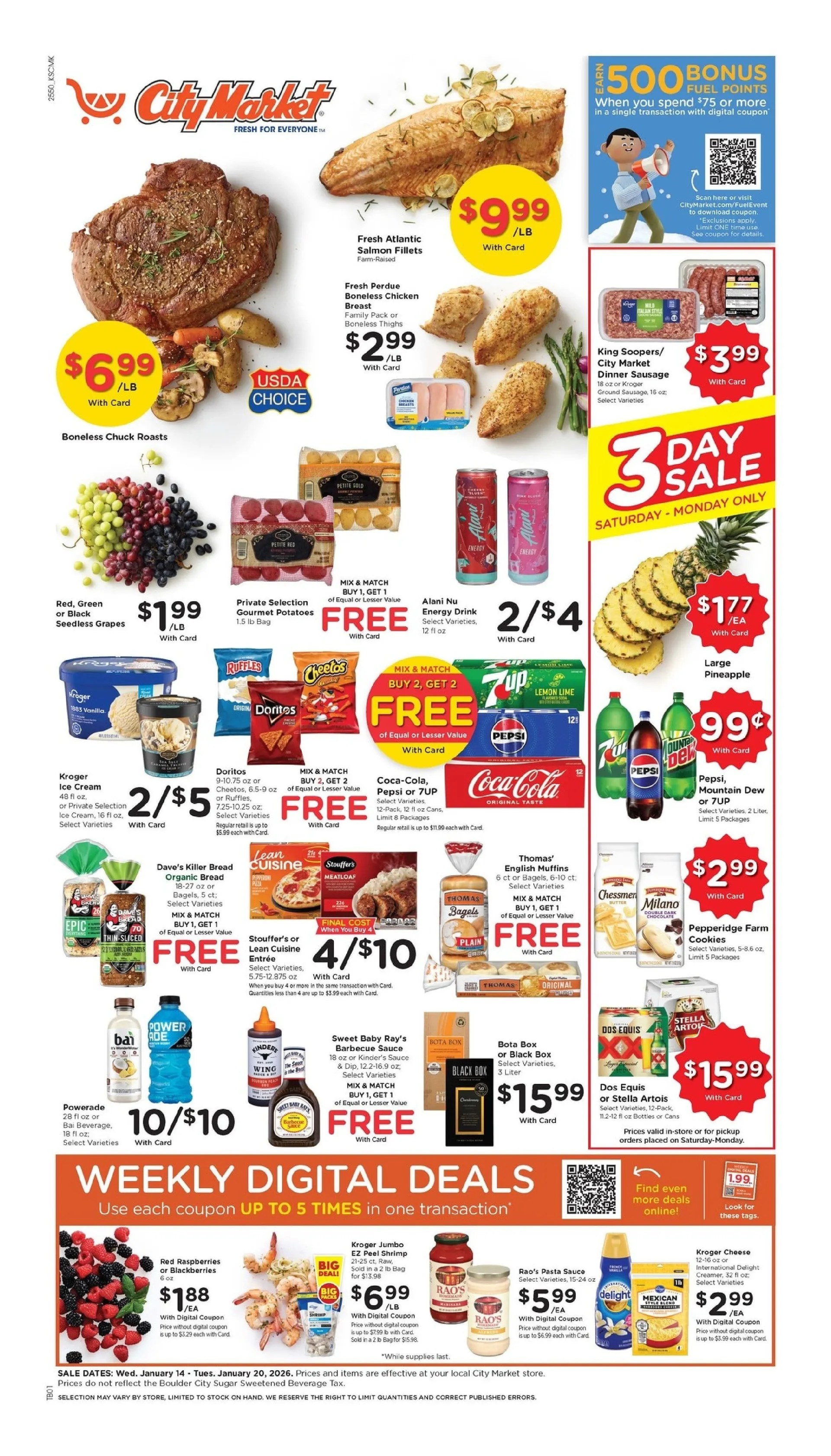 Weekly ad City Market Sales from January 14 to January 20 2026 - Page 1