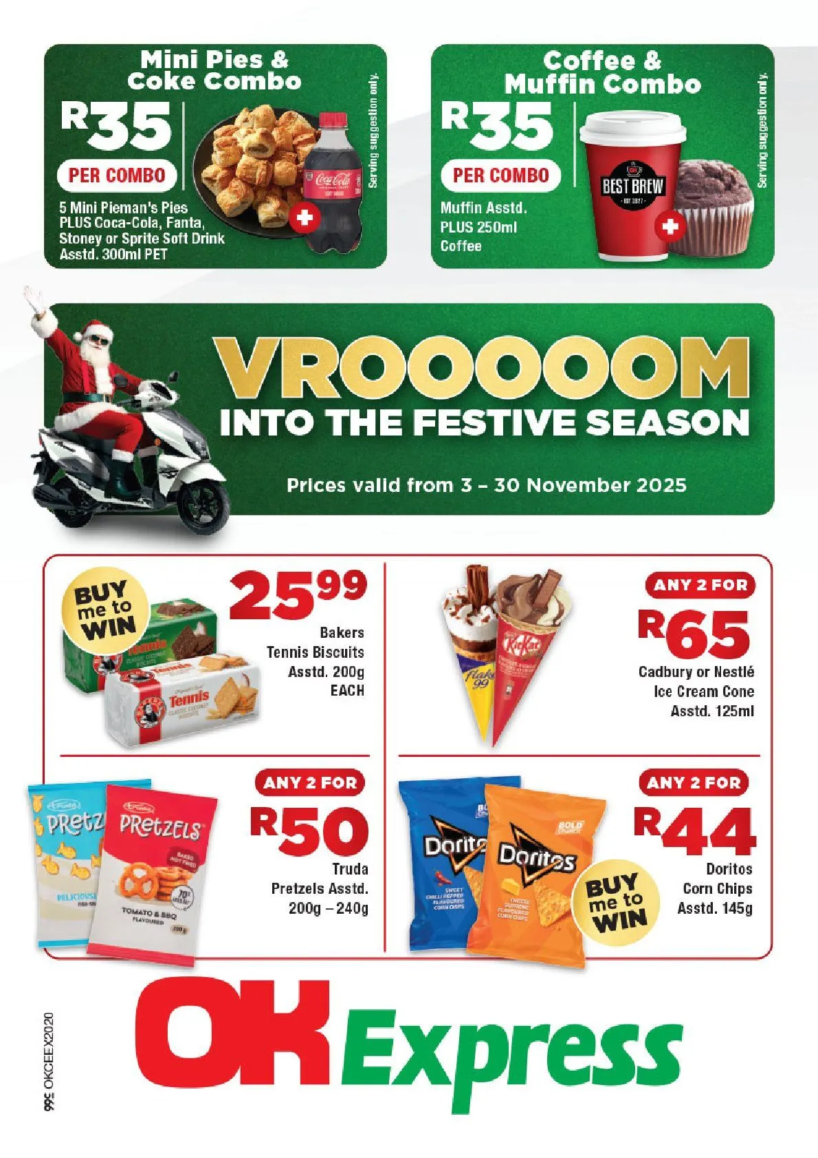 OK Foods Sales from 3 November to 30 November 2025 - Catalogue Page 1