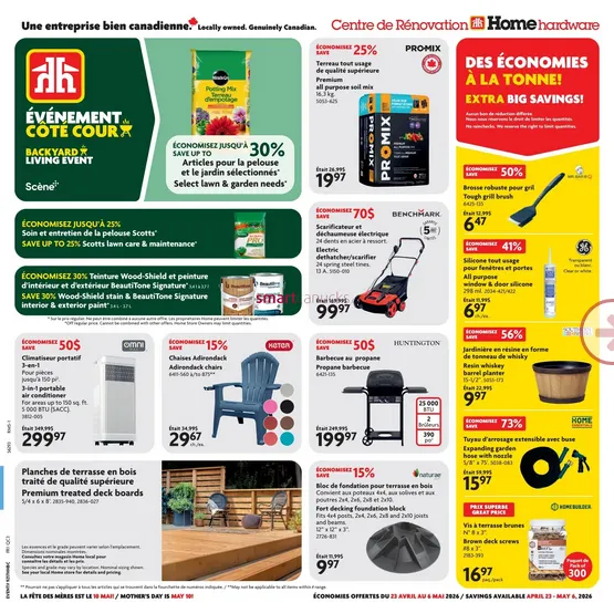 Home Hardware Sales from April 23 to May 6 2026 - flyer page 1