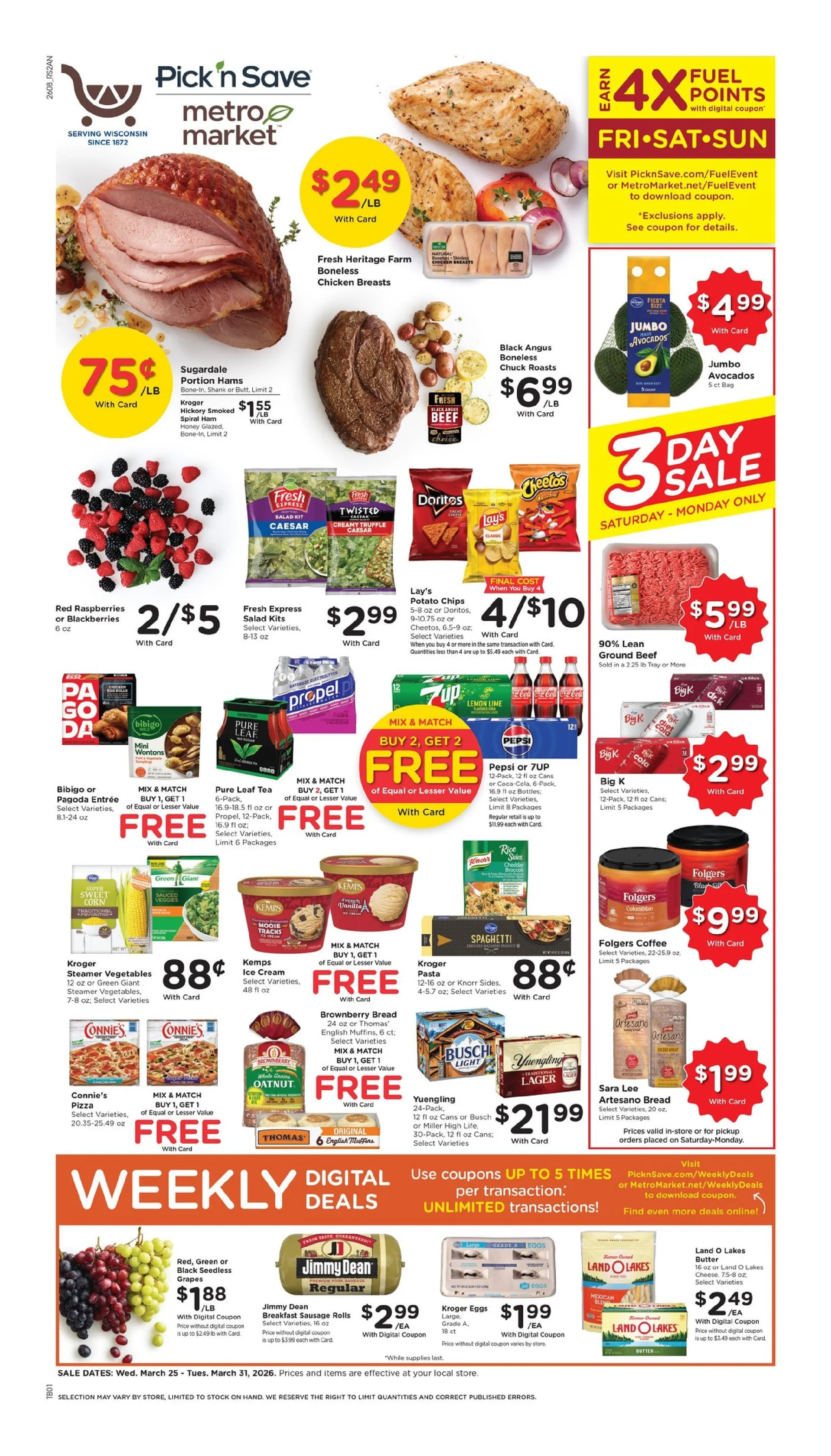 Weekly ad Metro Market Sales from March 25 to March 31 2026 - Page 1