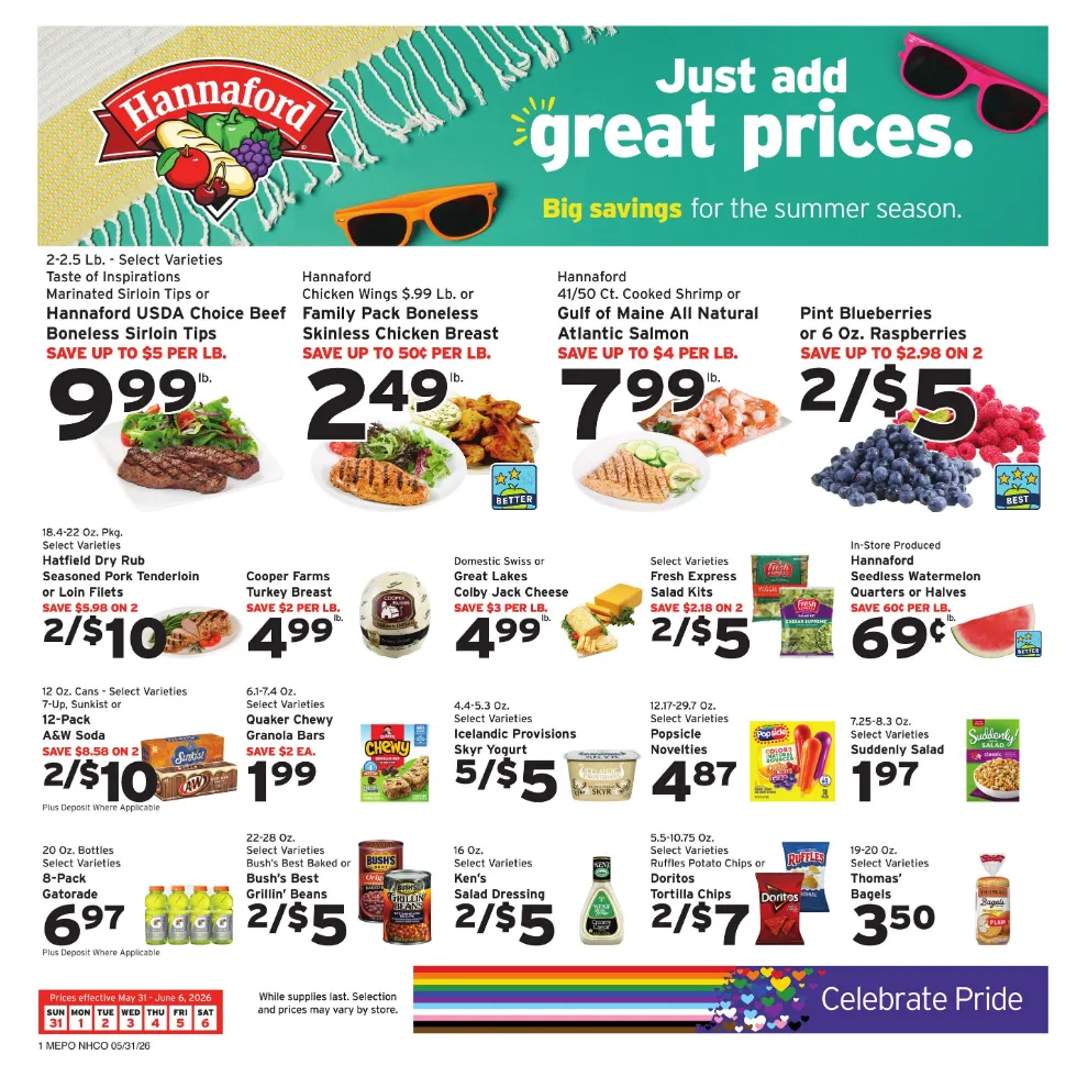 Weekly ad Hannaford Sales from May 31 to June 6 2026 - Page